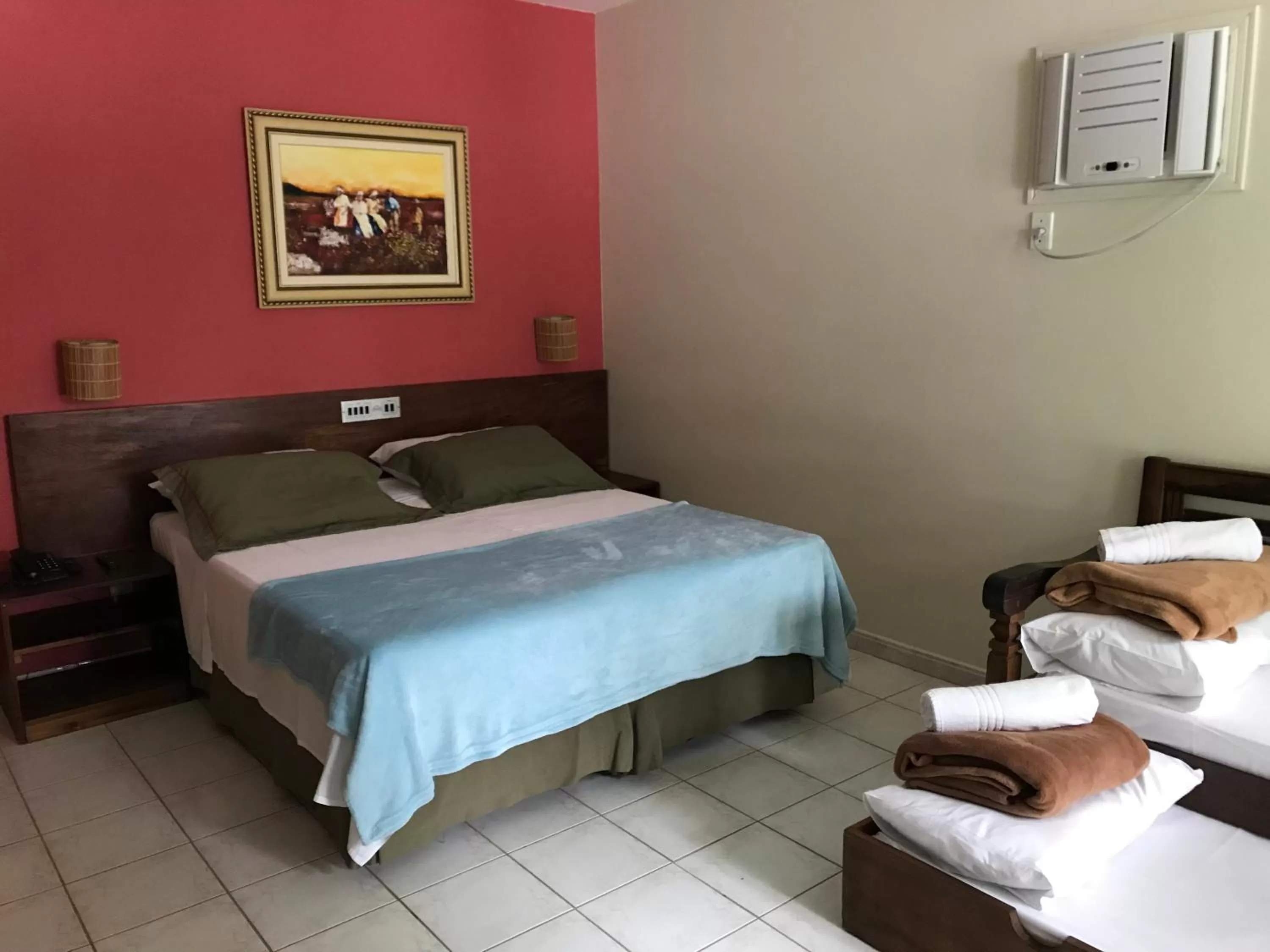 Bed in Pousada Vila Verde