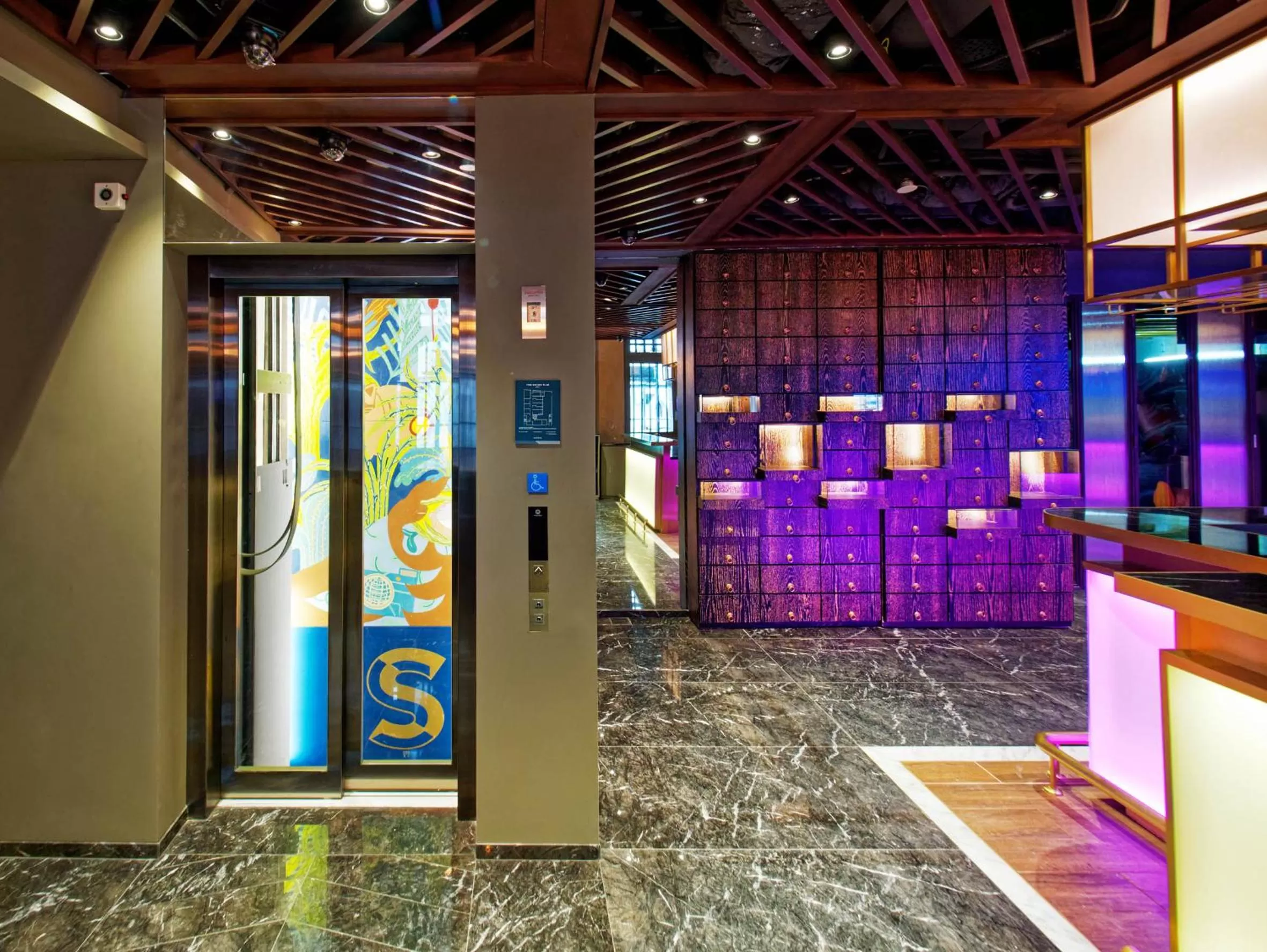 Lobby or reception in Hotel Soloha at Chinatown