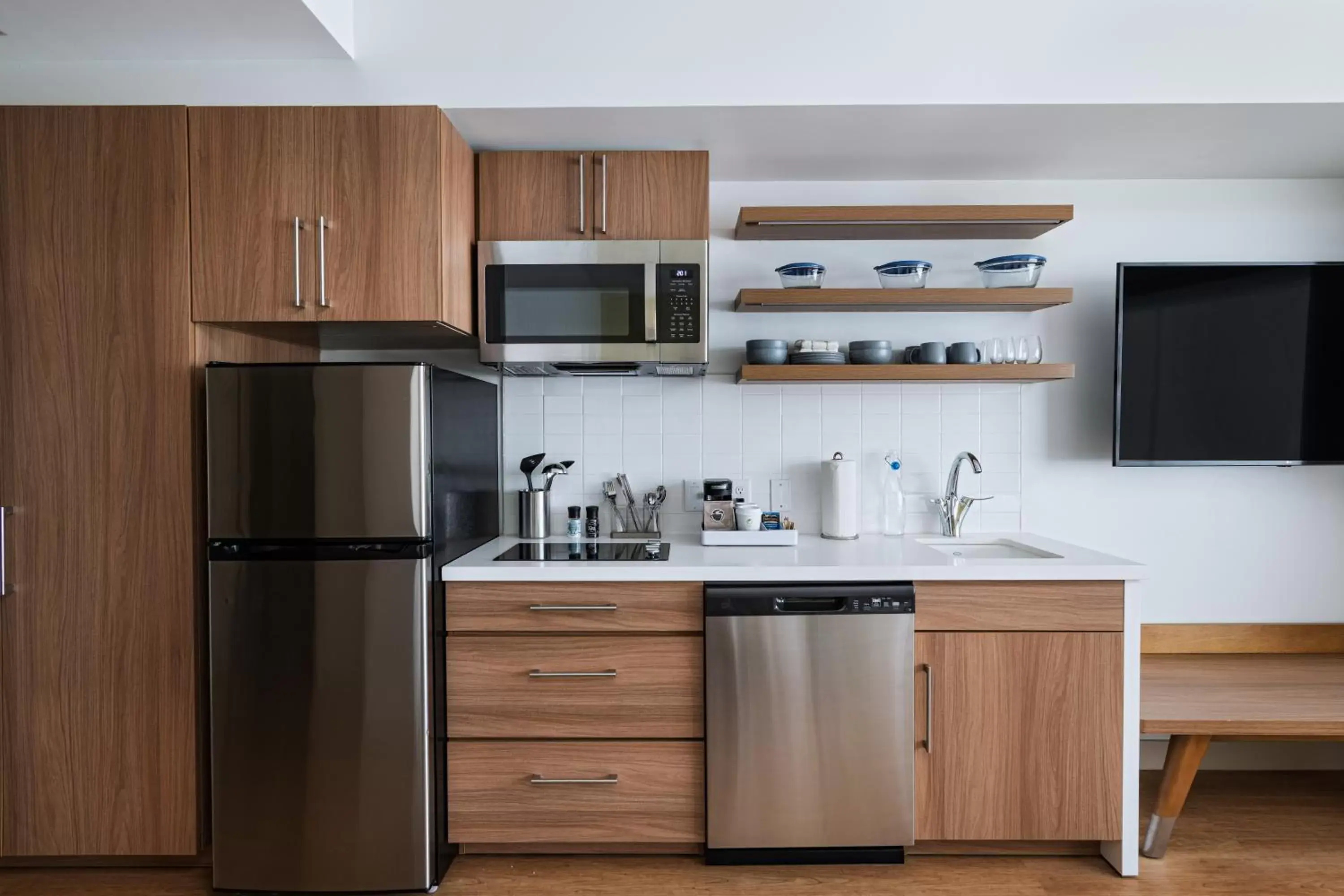 Studio with Two Double Beds, Sofa Bed and City View in Element Dallas Las Colinas Studio with Two Double Beds, Sofa Bed and City View in Element Dallas Las Colinas