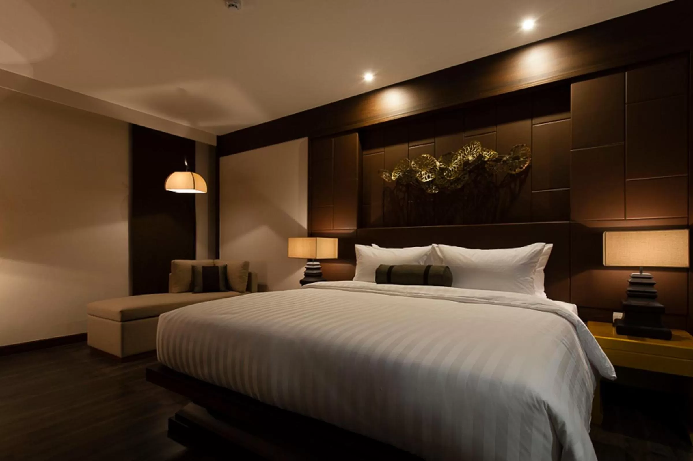 Bed in Casa Nithra Bangkok