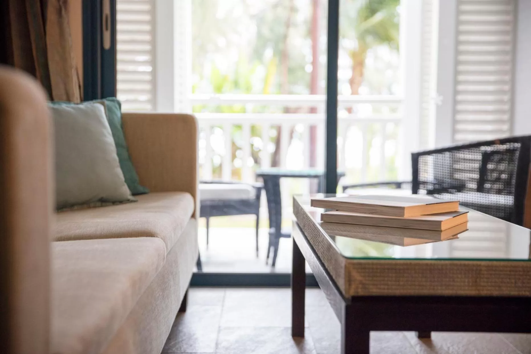 Living room in LUX* Saint Gilles Resort