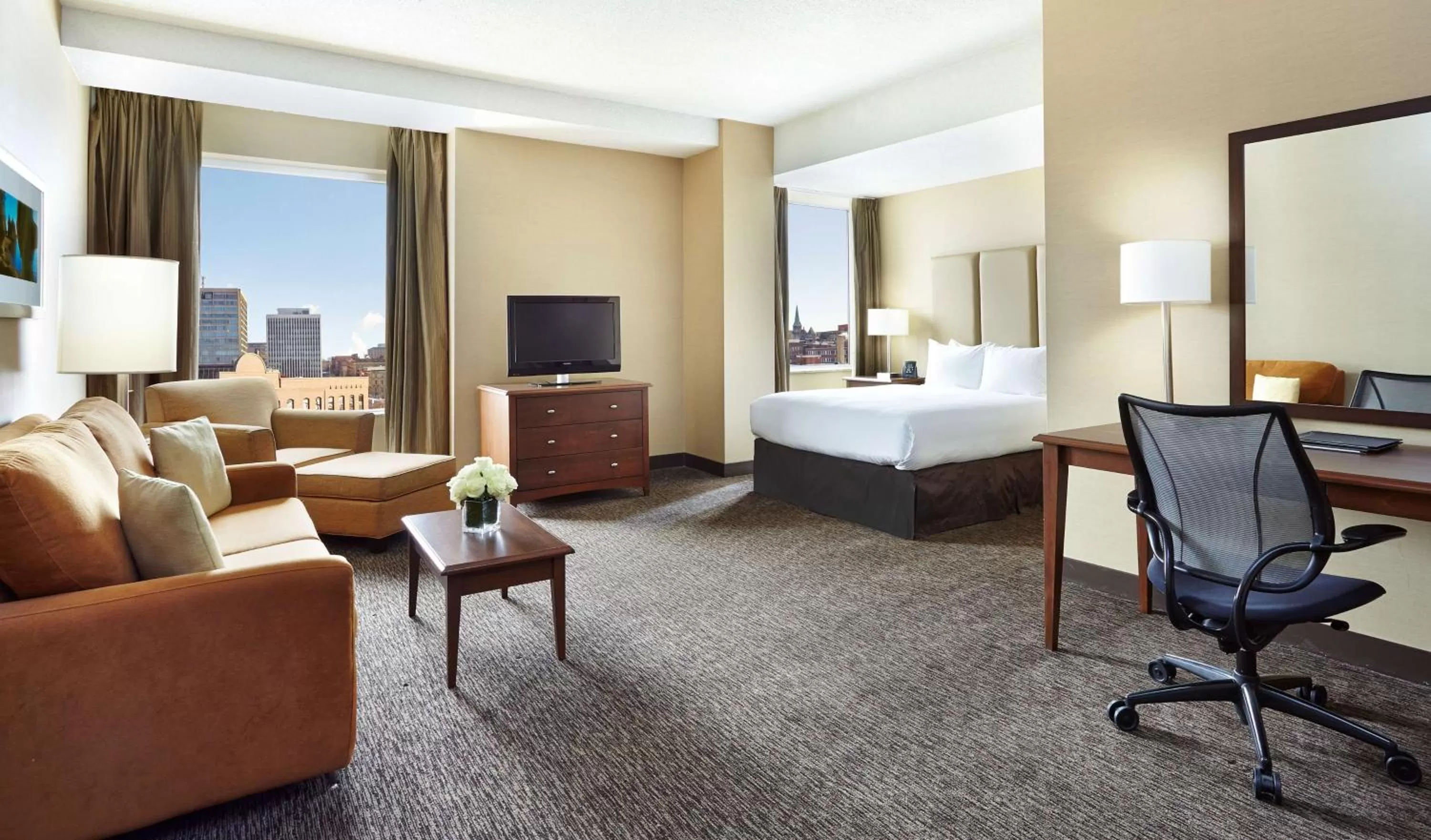 Bed in Hilton Saint John