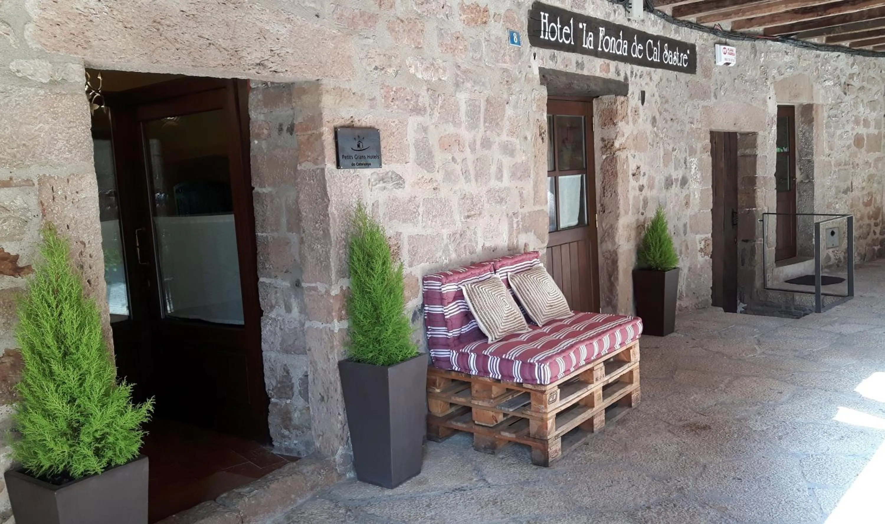 Facade/entrance in Hotel Cal Sastre
