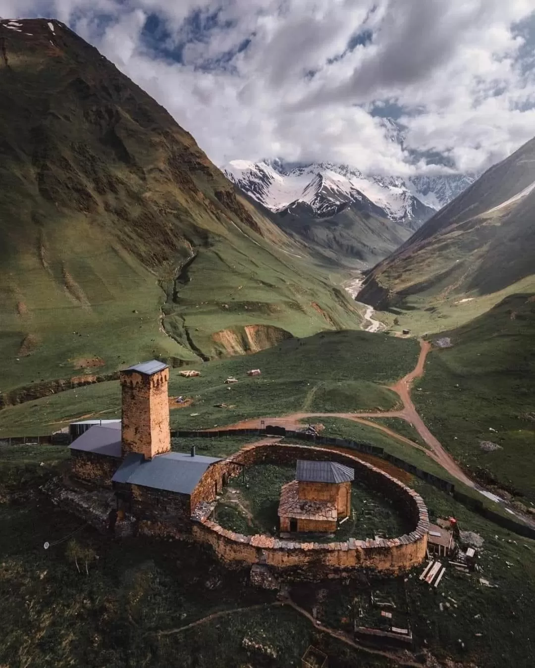 Bird's-eye View in Hotel Shgedi Mestia