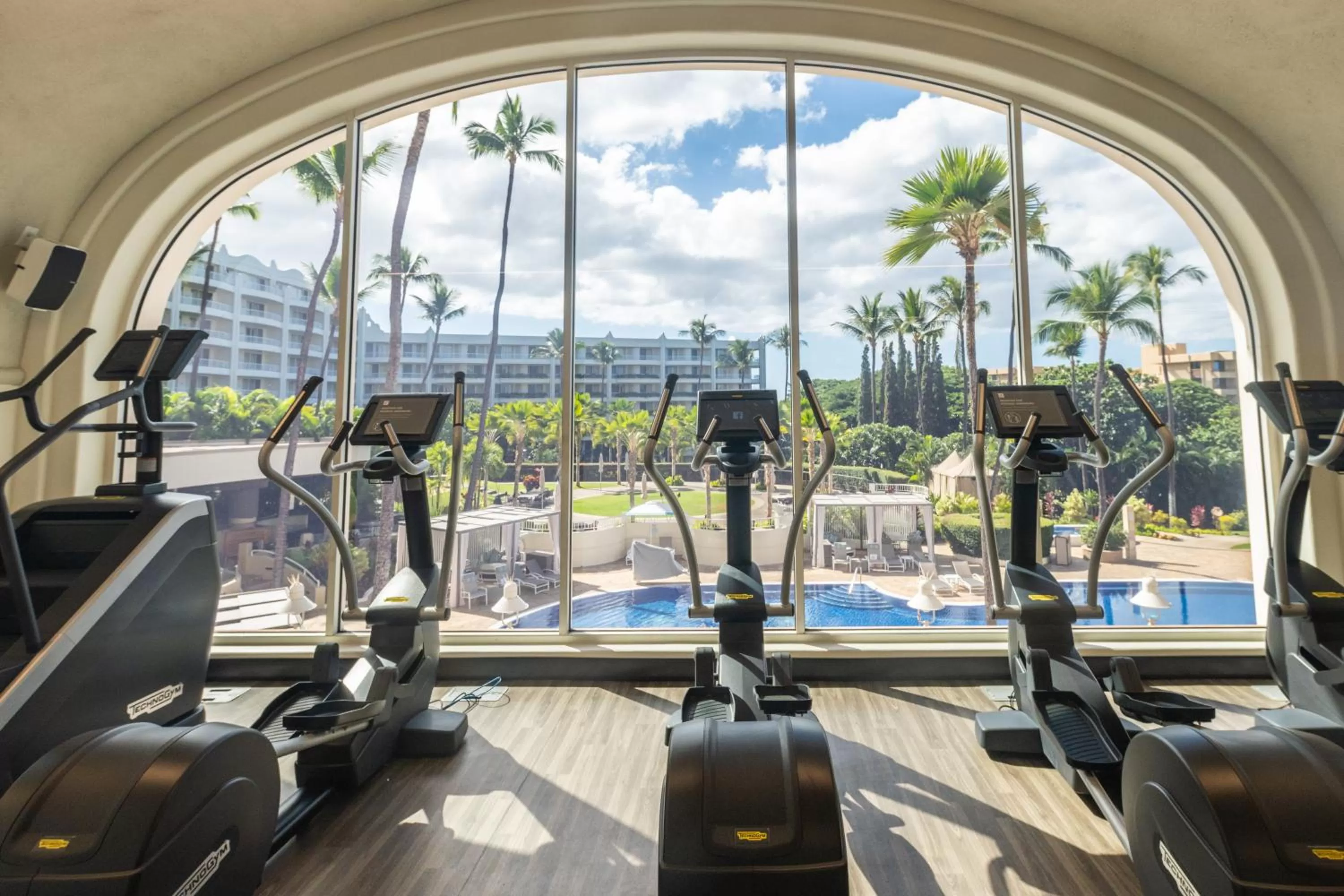 Fitness centre/facilities in Fairmont Kea Lani, Maui