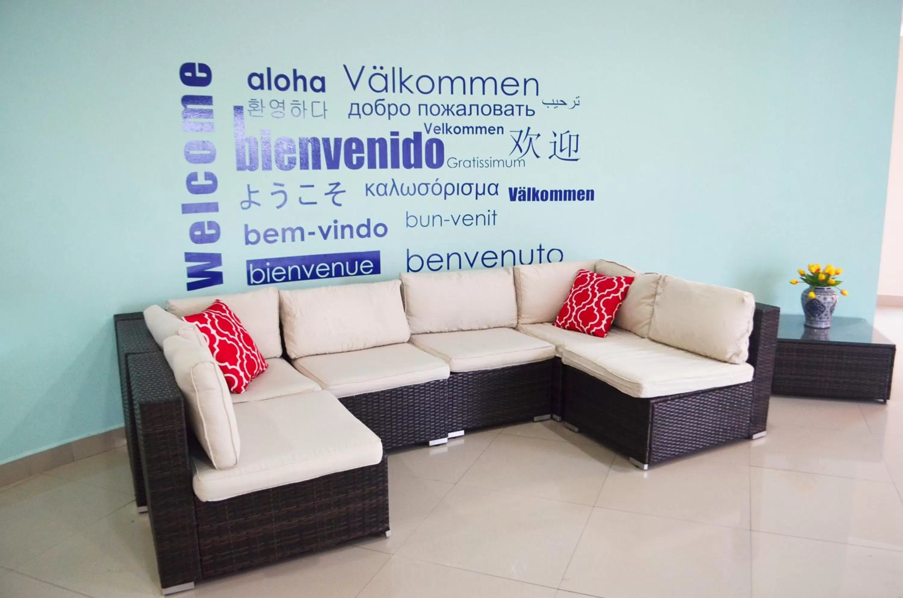 Living room in Sleep Inn Mazatlan