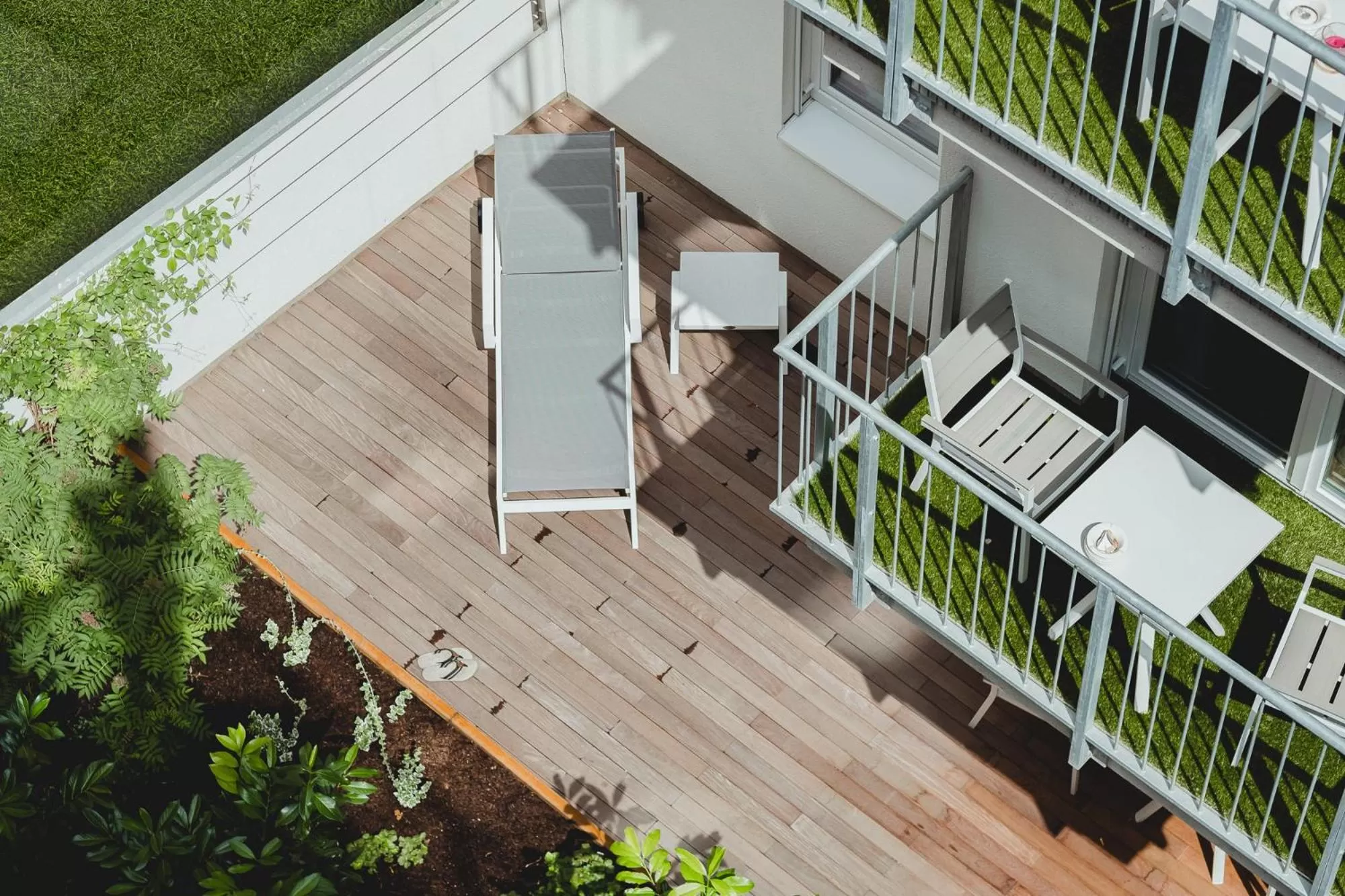 Patio in Oliver Urban I Self check-in Apartments