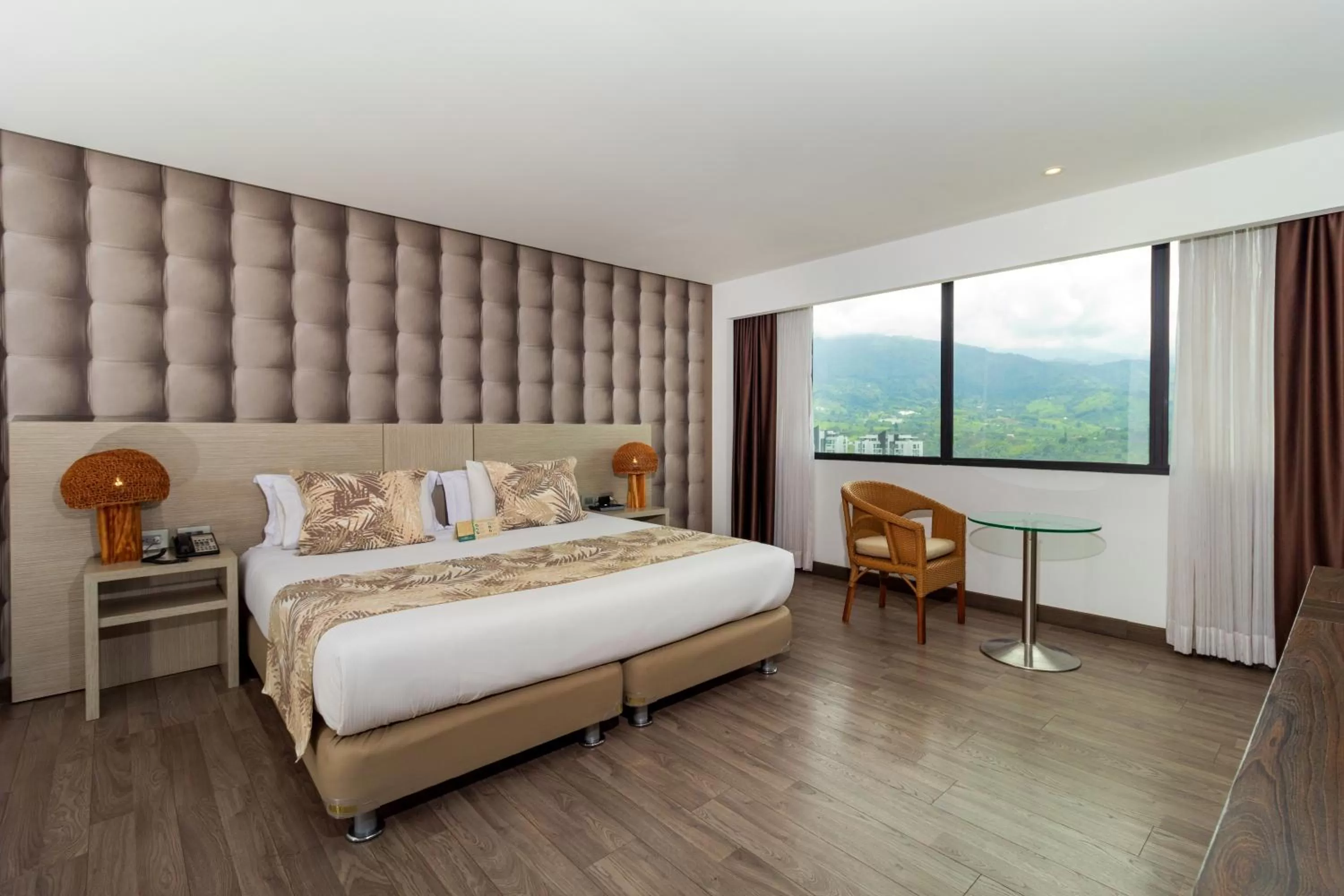 Bed in Hotel Mocawa Plaza Armenia