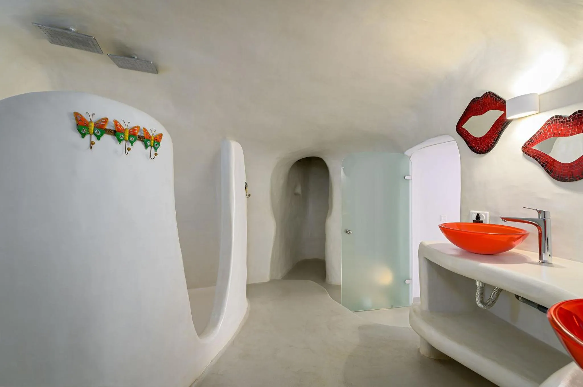 Bathroom in Trieris Villa & Suites