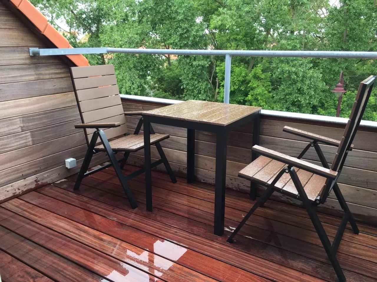 Seating area in B&B Villa Verde