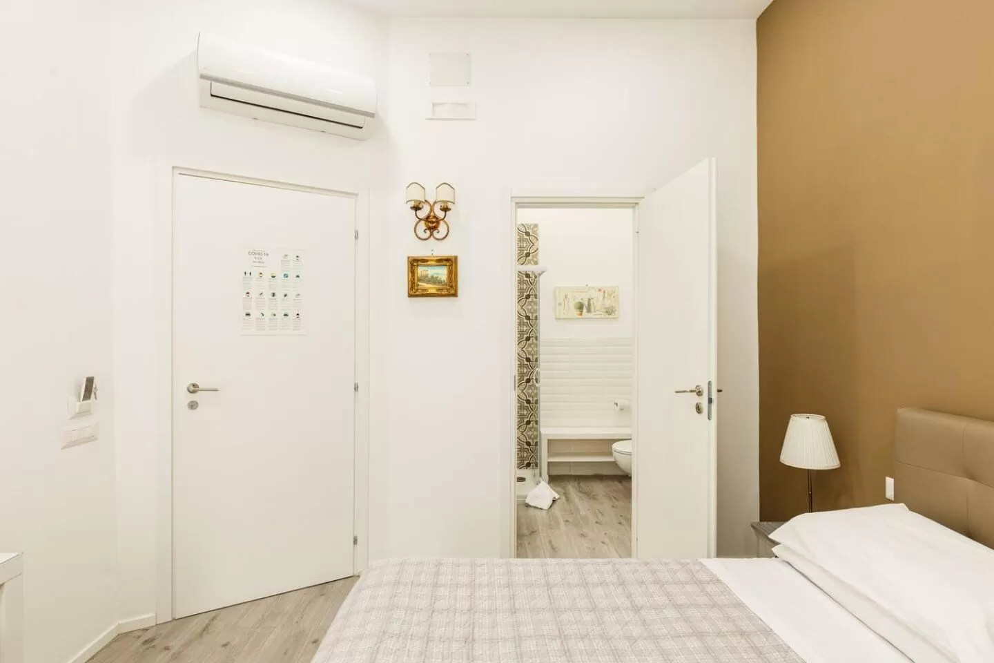 Toilet, Bed in b&b don Mimì