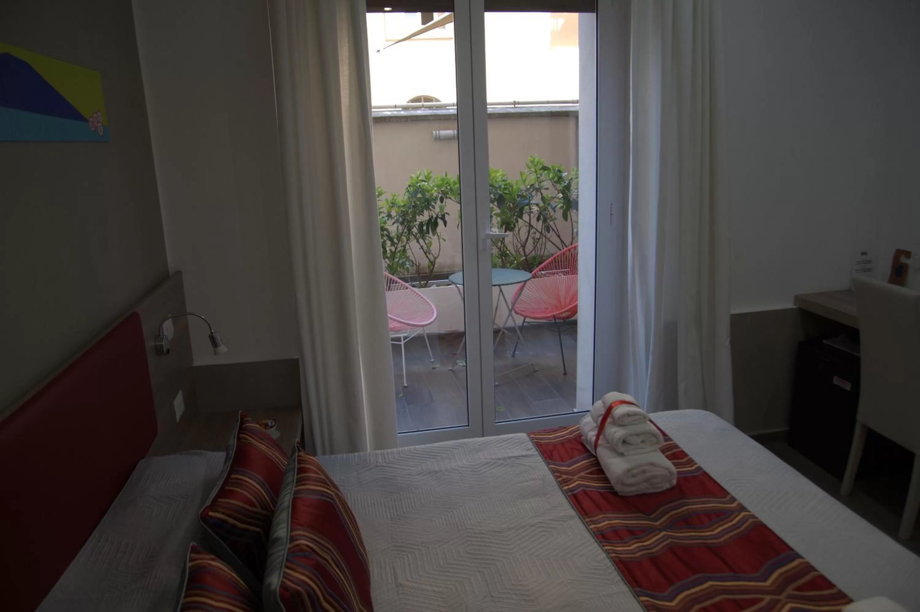 View (from property/room), Bed in Regina Margherita Suite