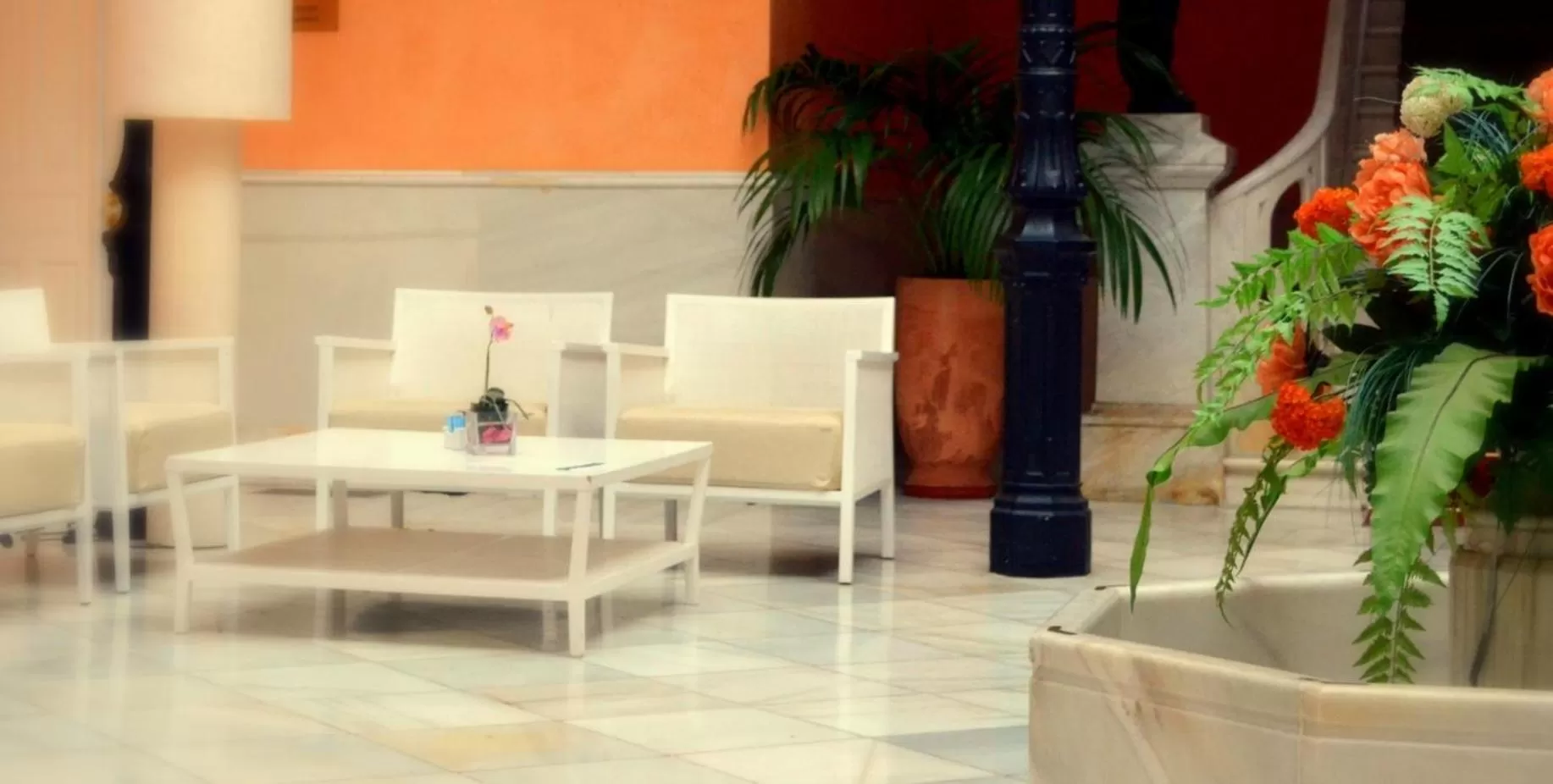 Lobby or reception in Hotel Mirador de Llerena