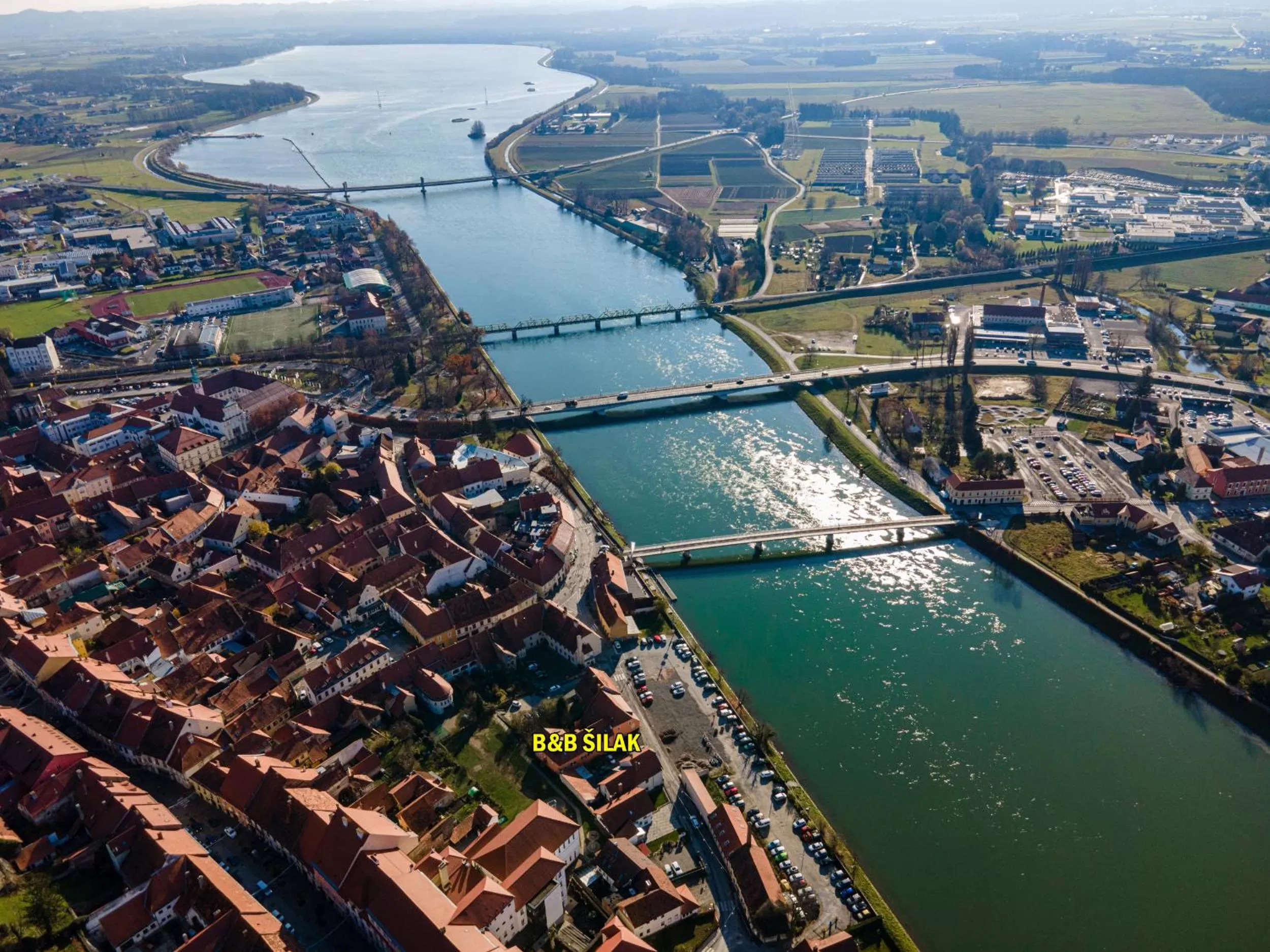 Location, Bird's-eye View in Bed & Breakfast Šilak