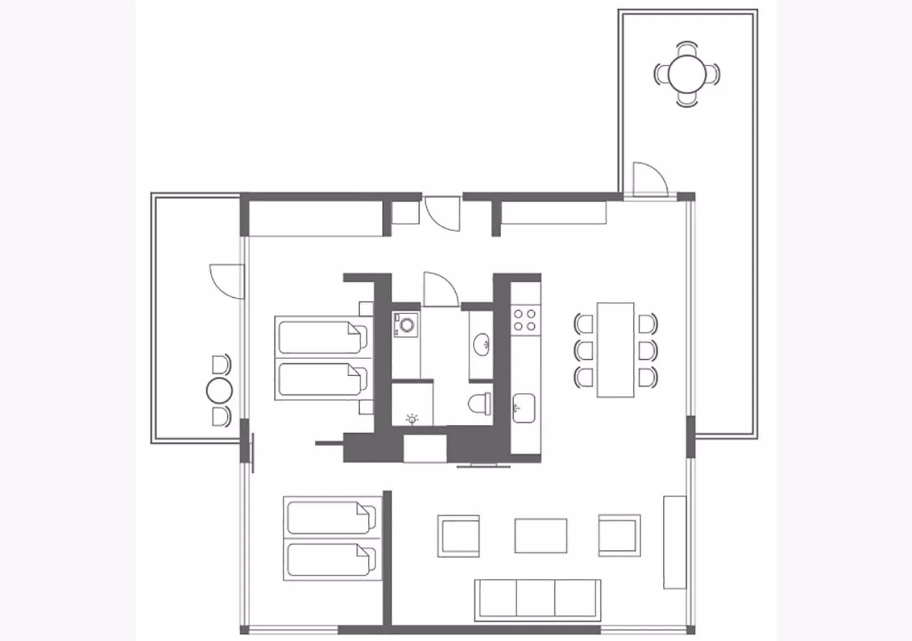 Floor plan in Charlottehaven