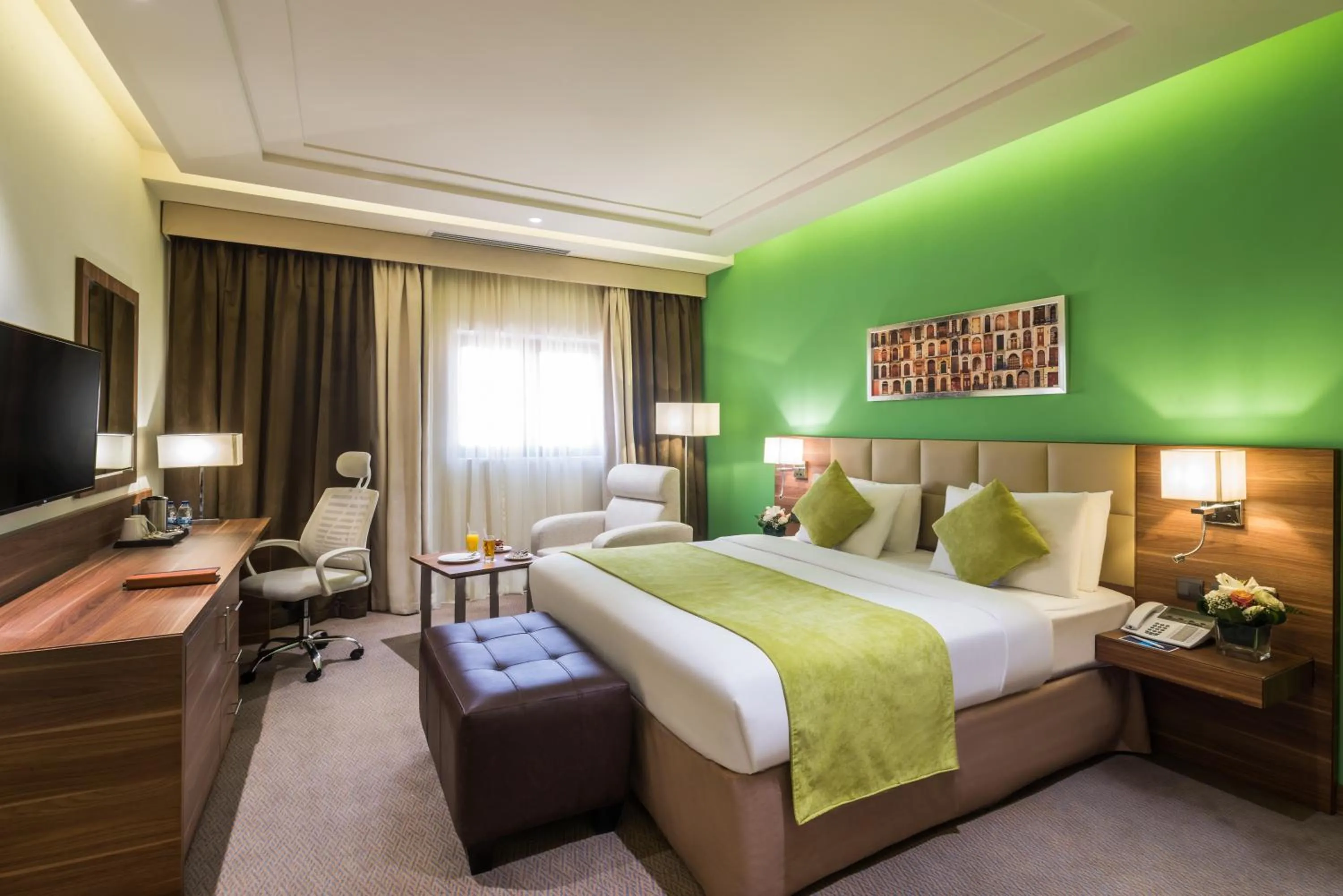 Bedroom, Bed in Mena Hotel Tabuk