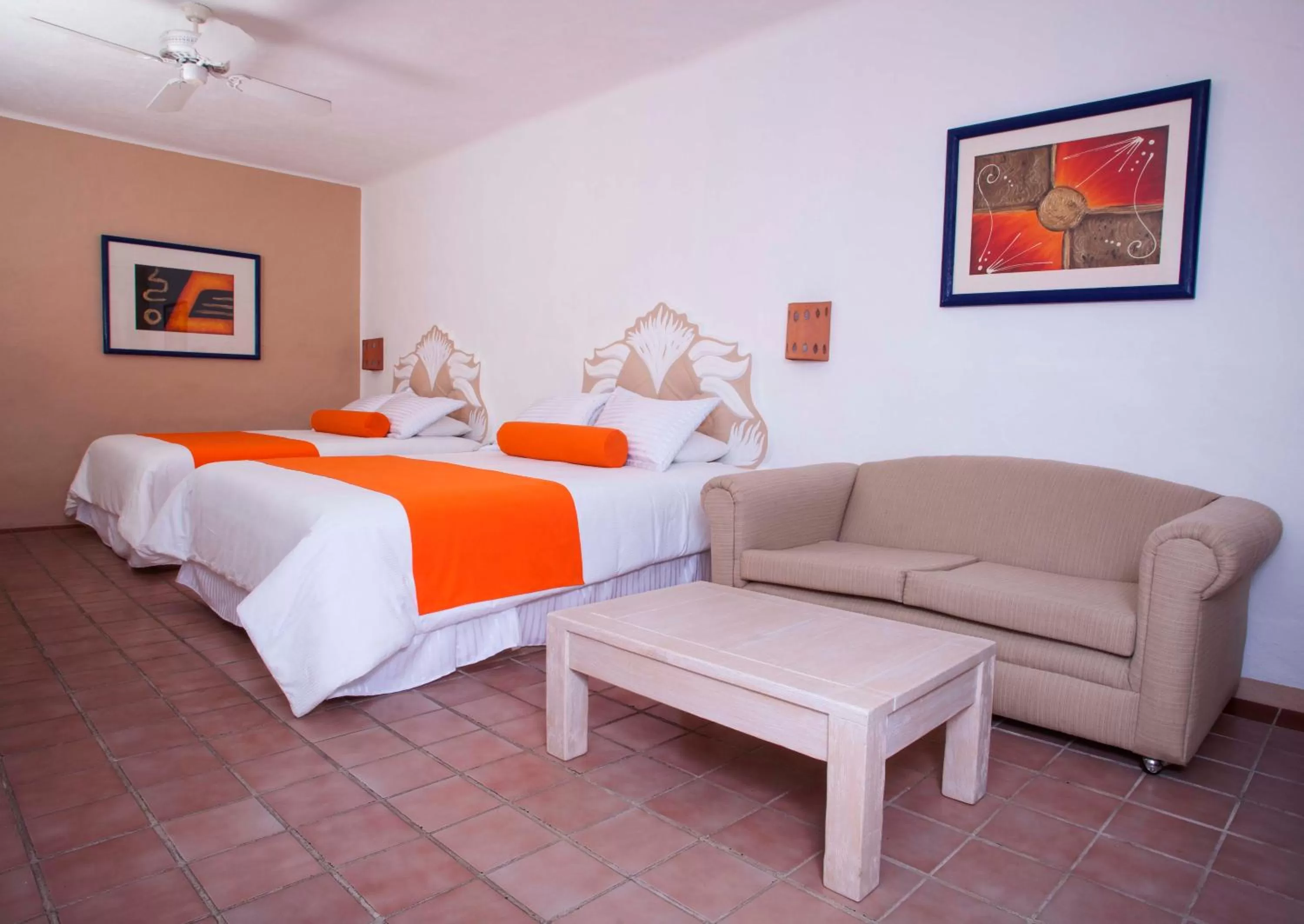 Photo of the whole room, Bed in Flamingo Vallarta Hotel & Marina