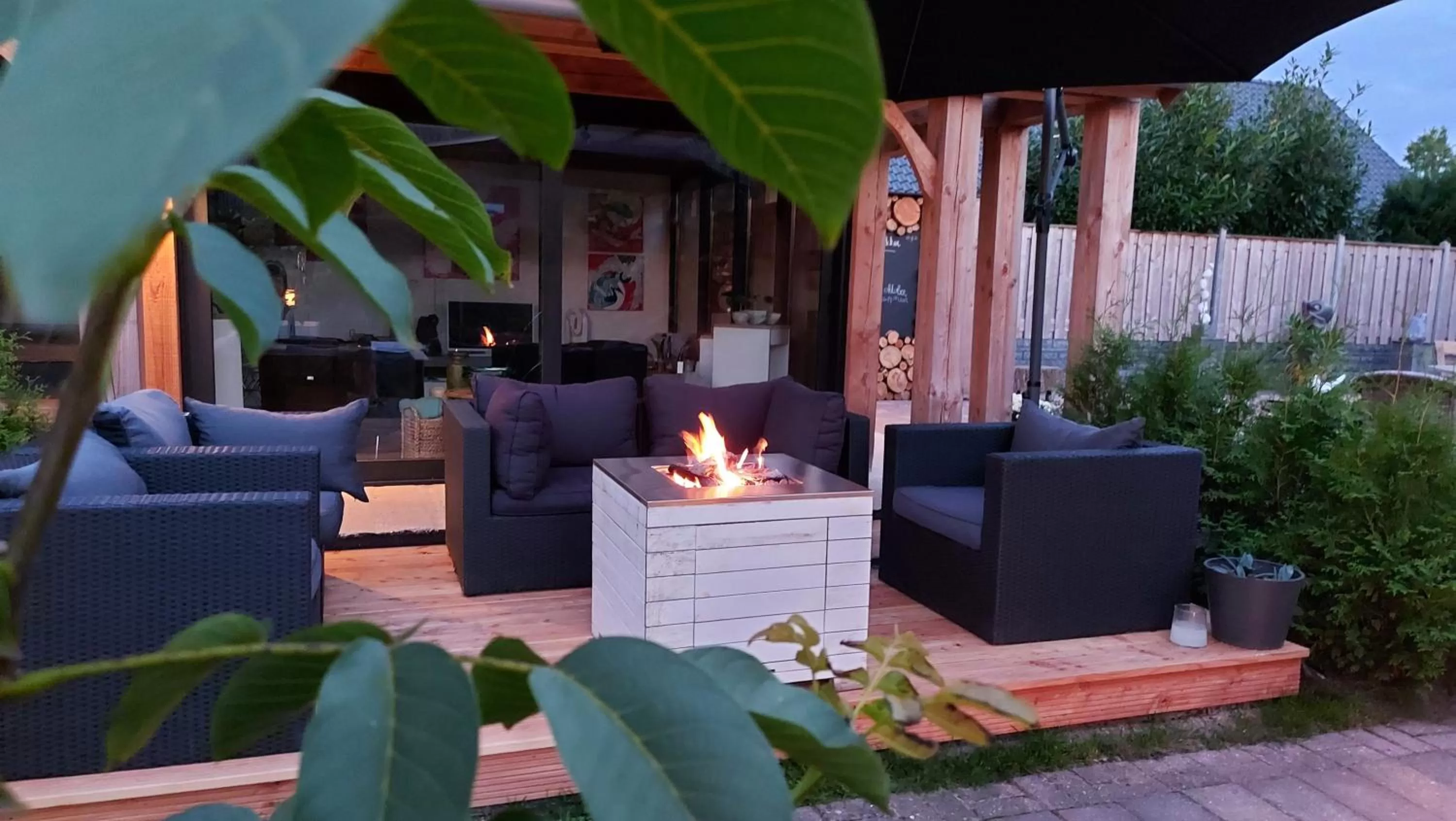 Balcony/Terrace in B&B bij Vincent