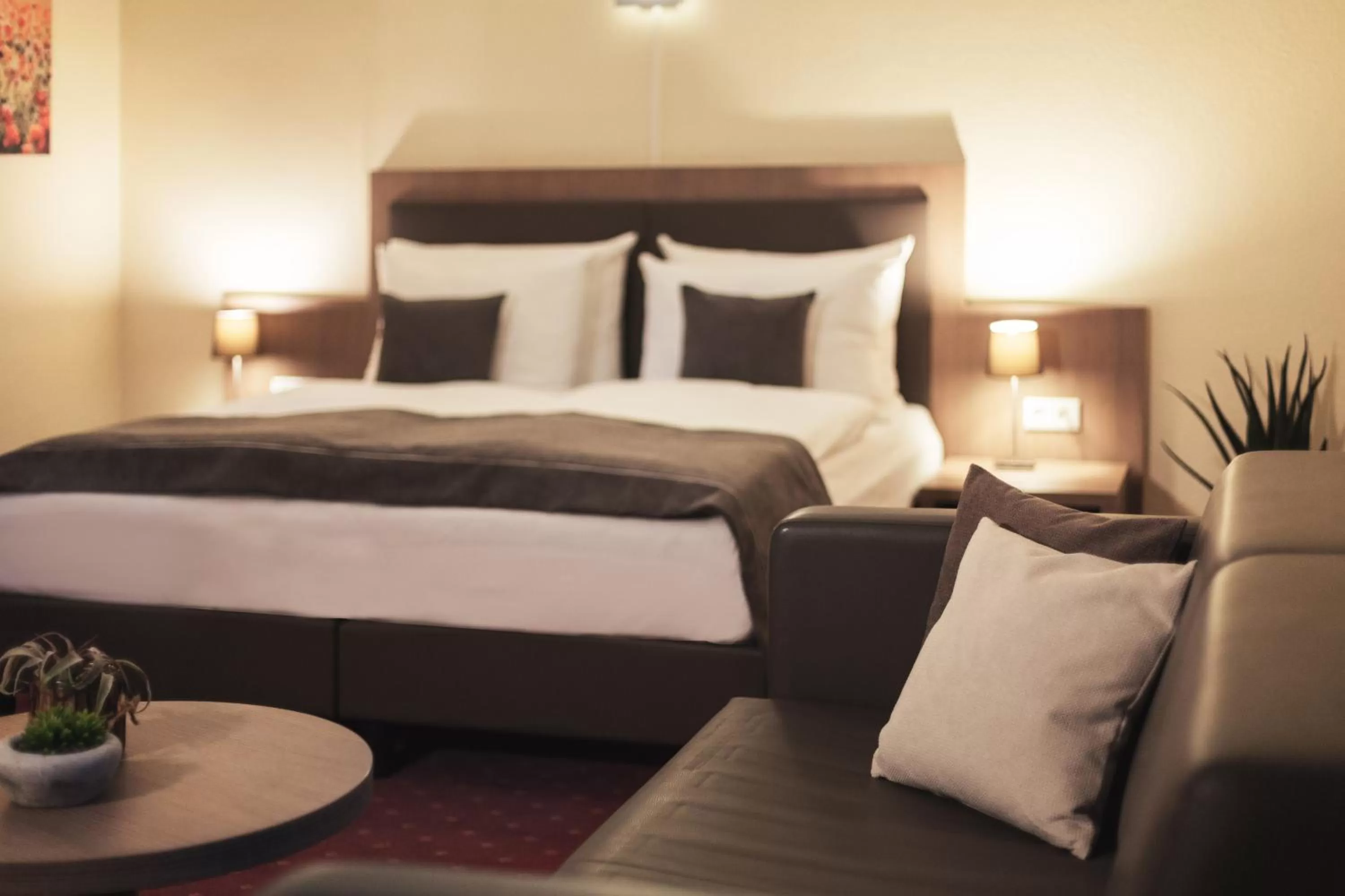 Bed in Hotel Holstenwall Hamburg Neustadt