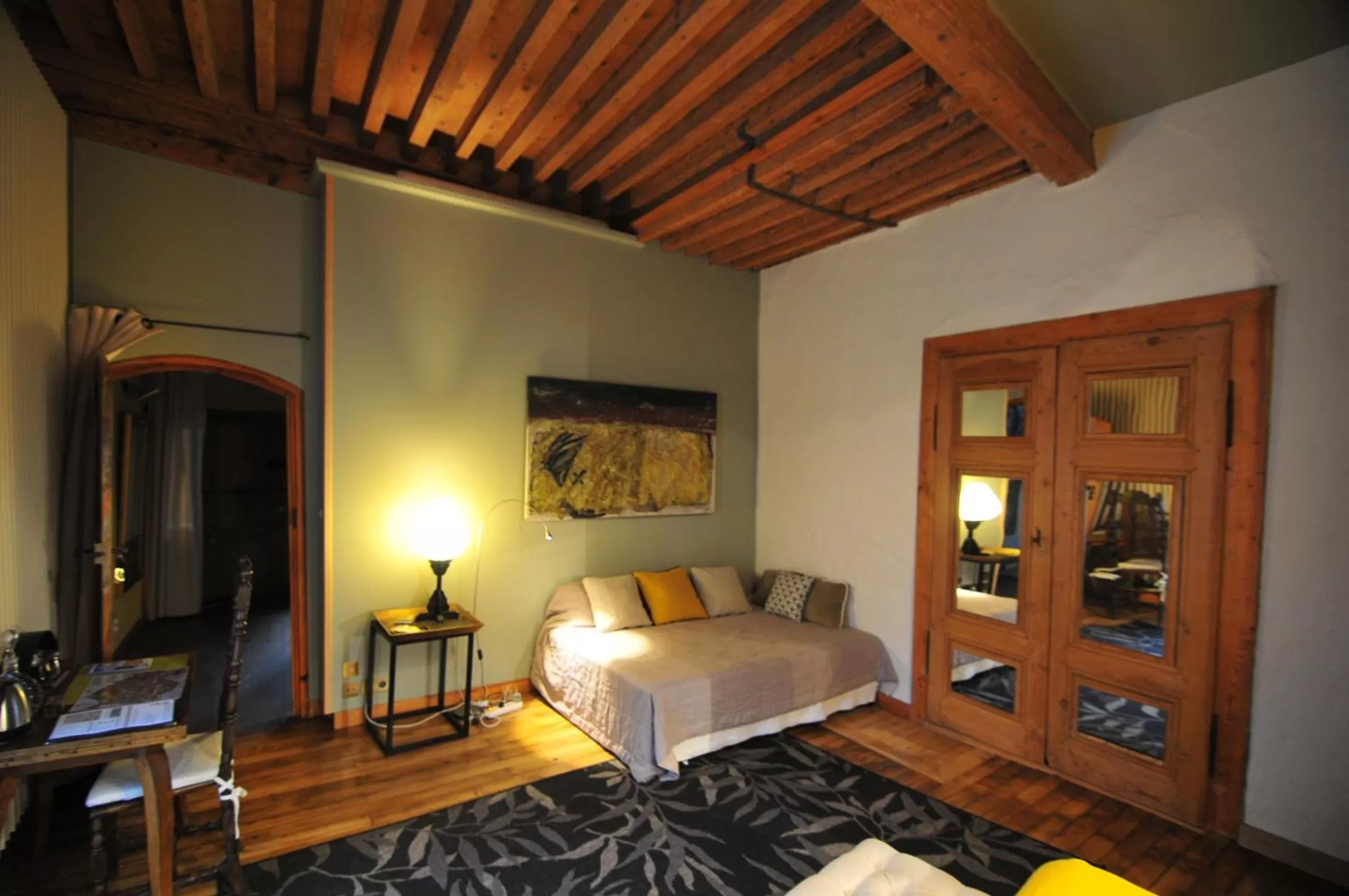 Bed in La Demeure du Lac de Fugeres