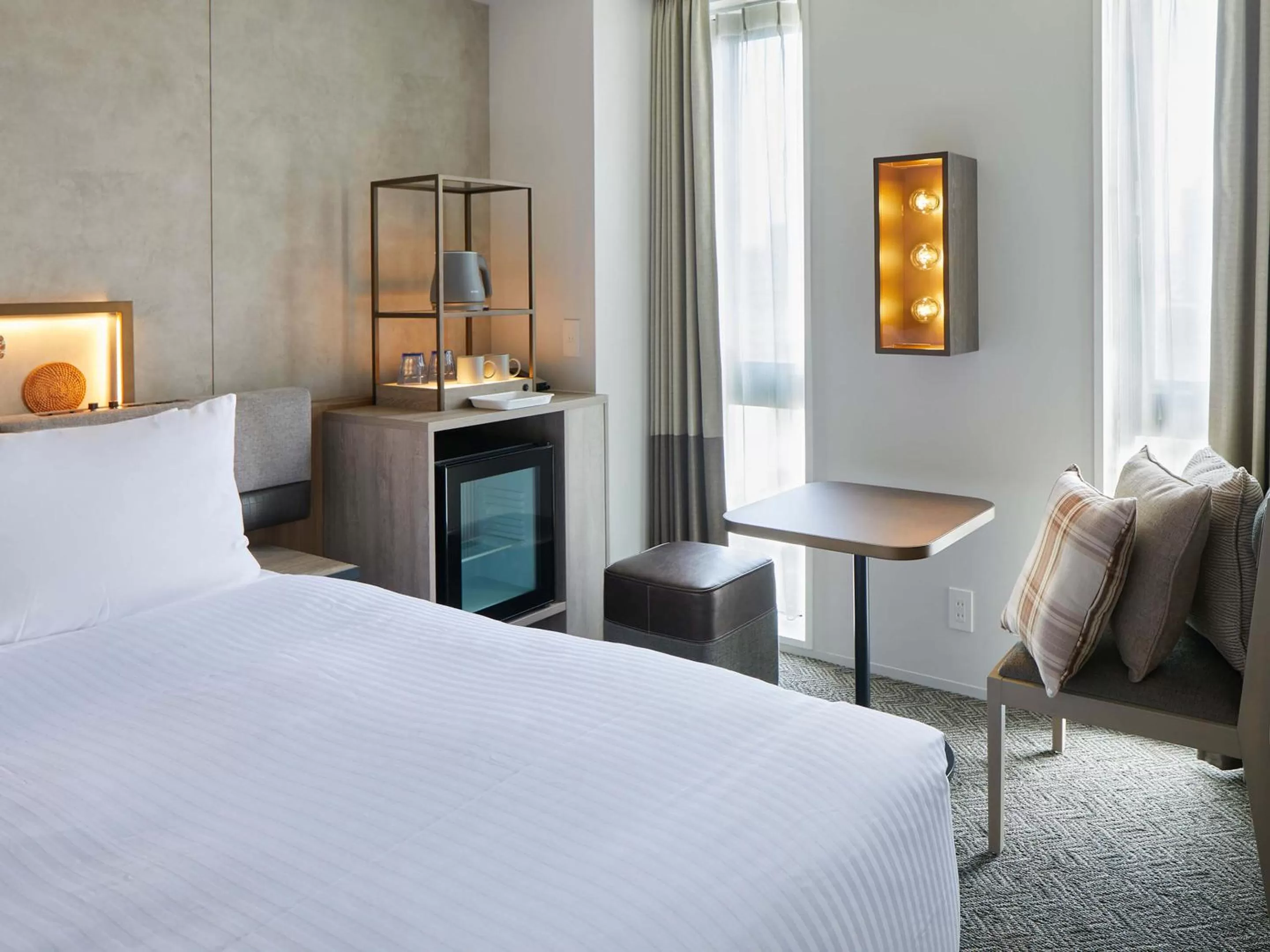 Photo of the whole room, Bed in Susukino Granbell Hotel