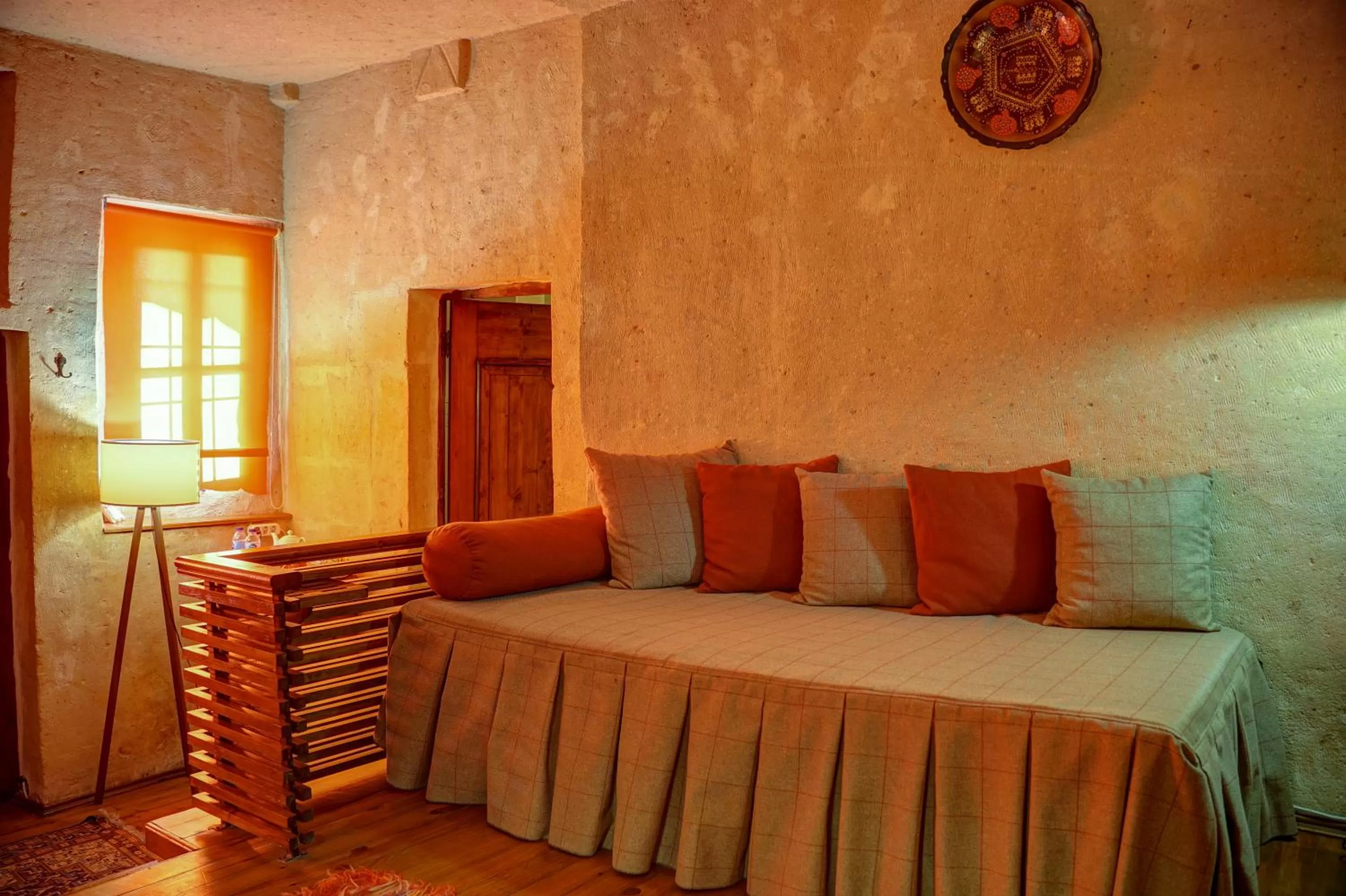 Seating area, Bed in 4 Oda Cave House - Special Class