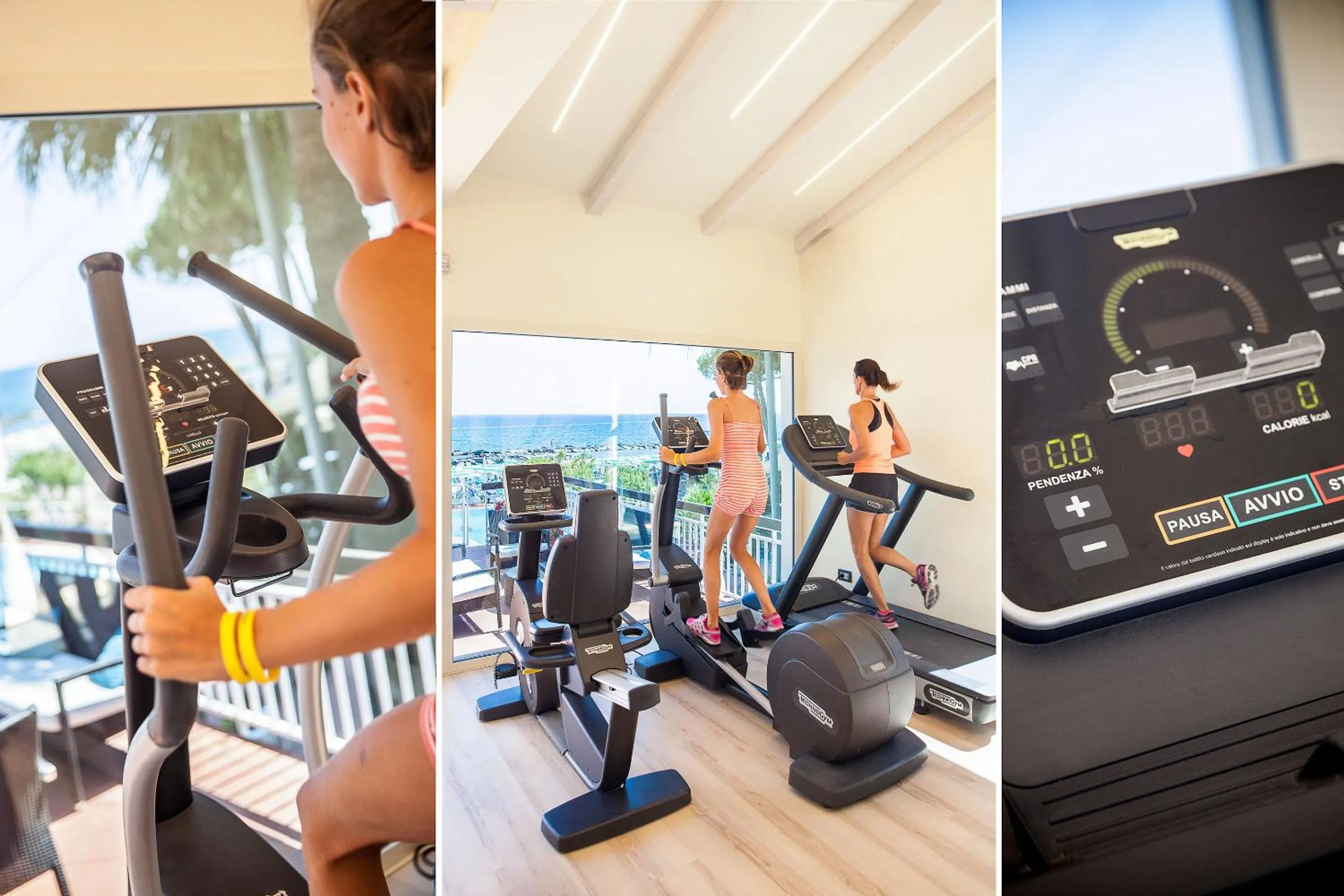 Fitness centre/facilities in Hotel Gabriella