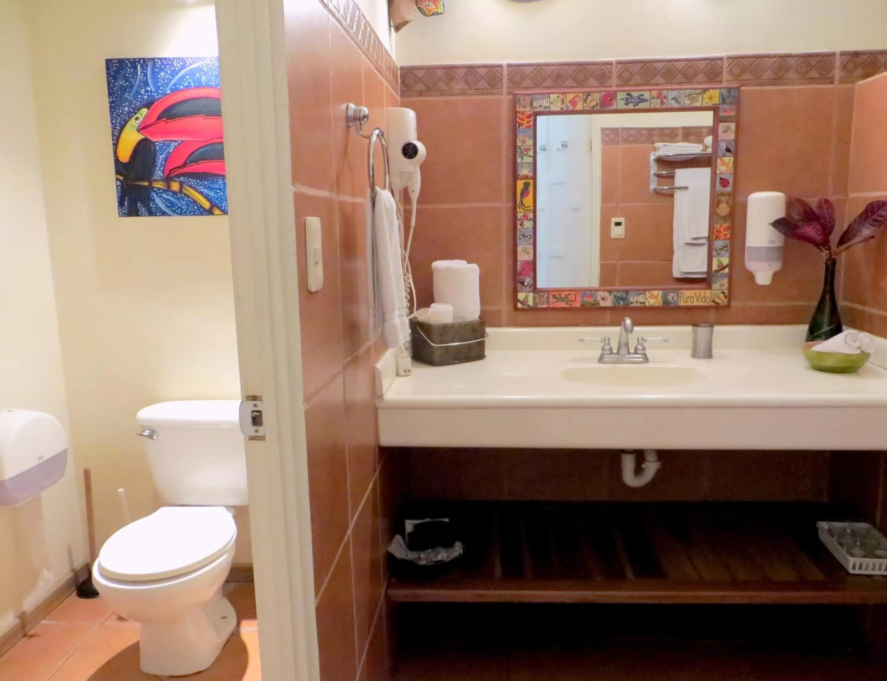 Bathroom in Pura Vida Hotel