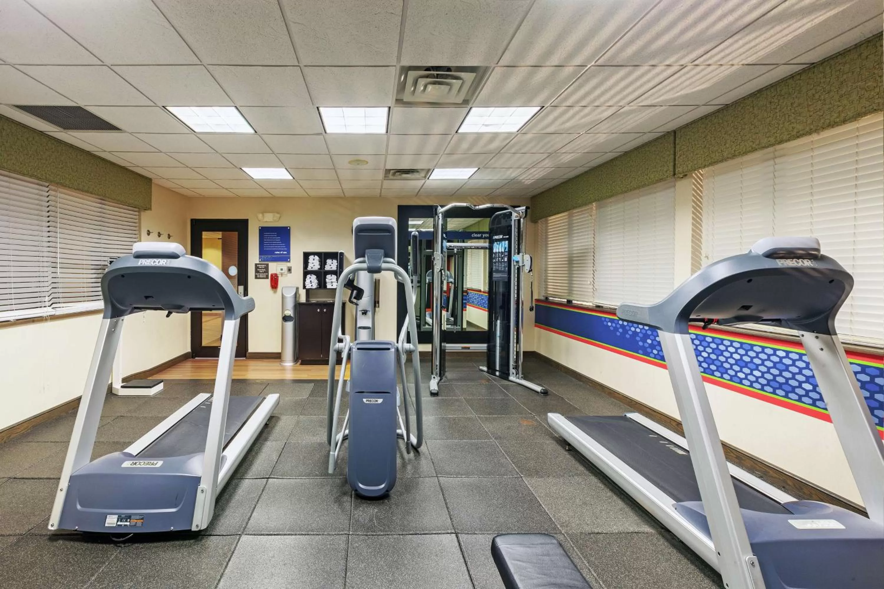 Fitness centre/facilities in Hampton Inn & Suites Owasso