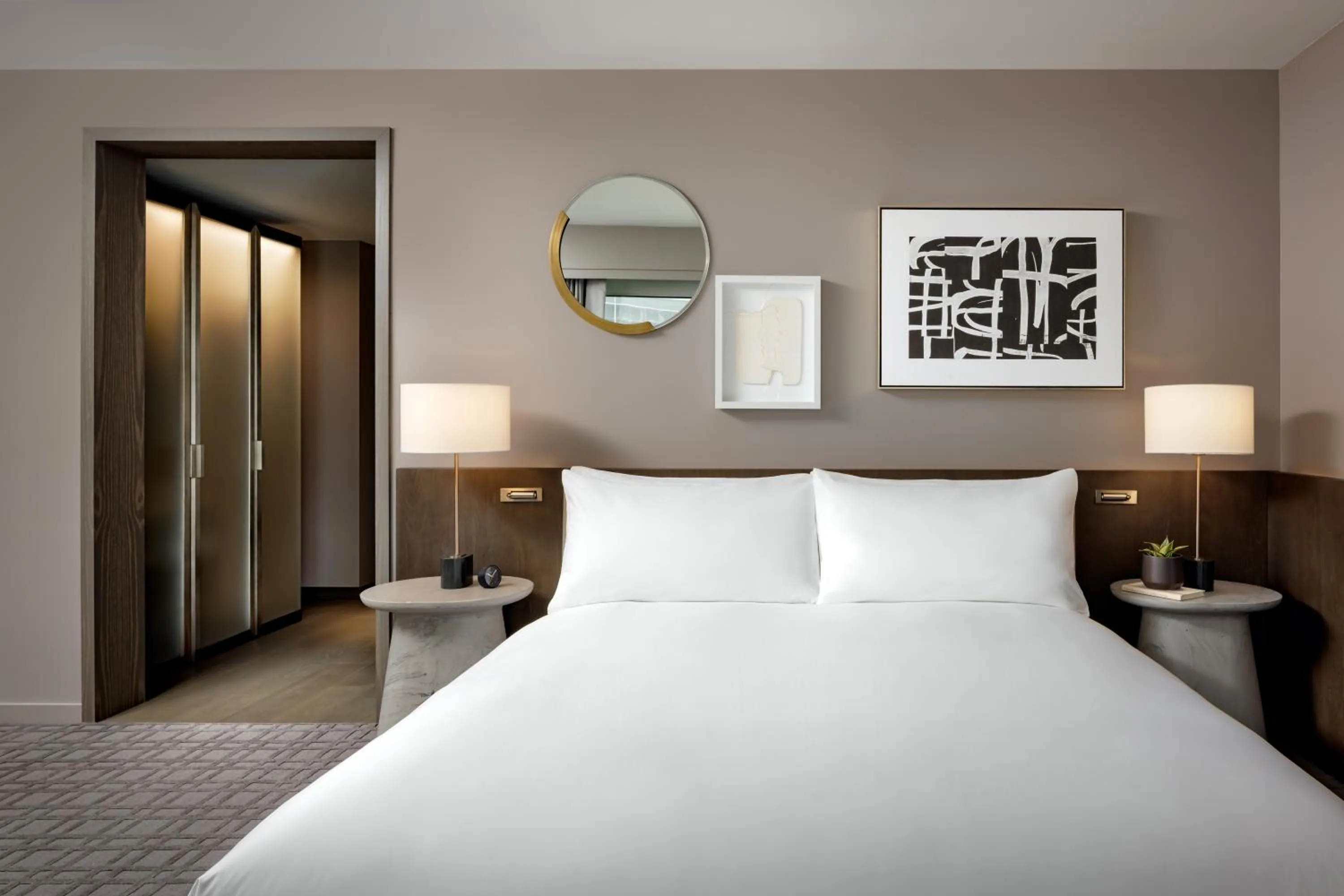 Bed in Fairmont Century Plaza Los Angeles at Beverly Hills