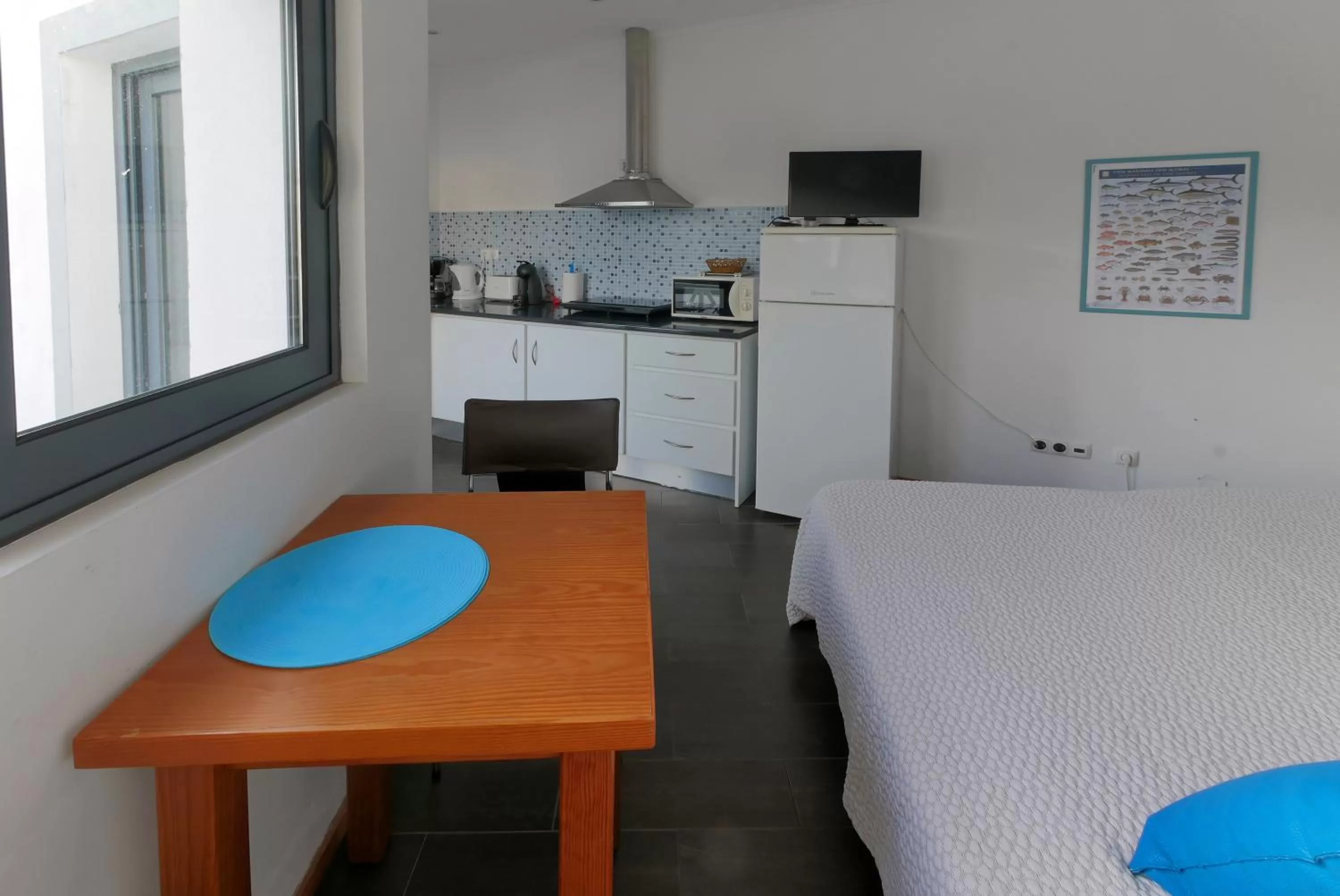 Bed in Faial Marina Apartments 1