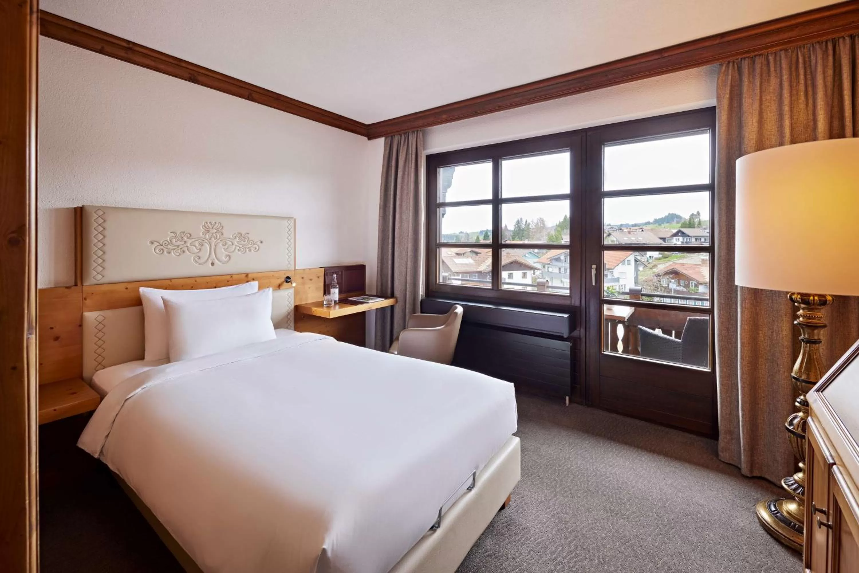 Photo of the whole room, Bed in Parkhotel Oberstaufen