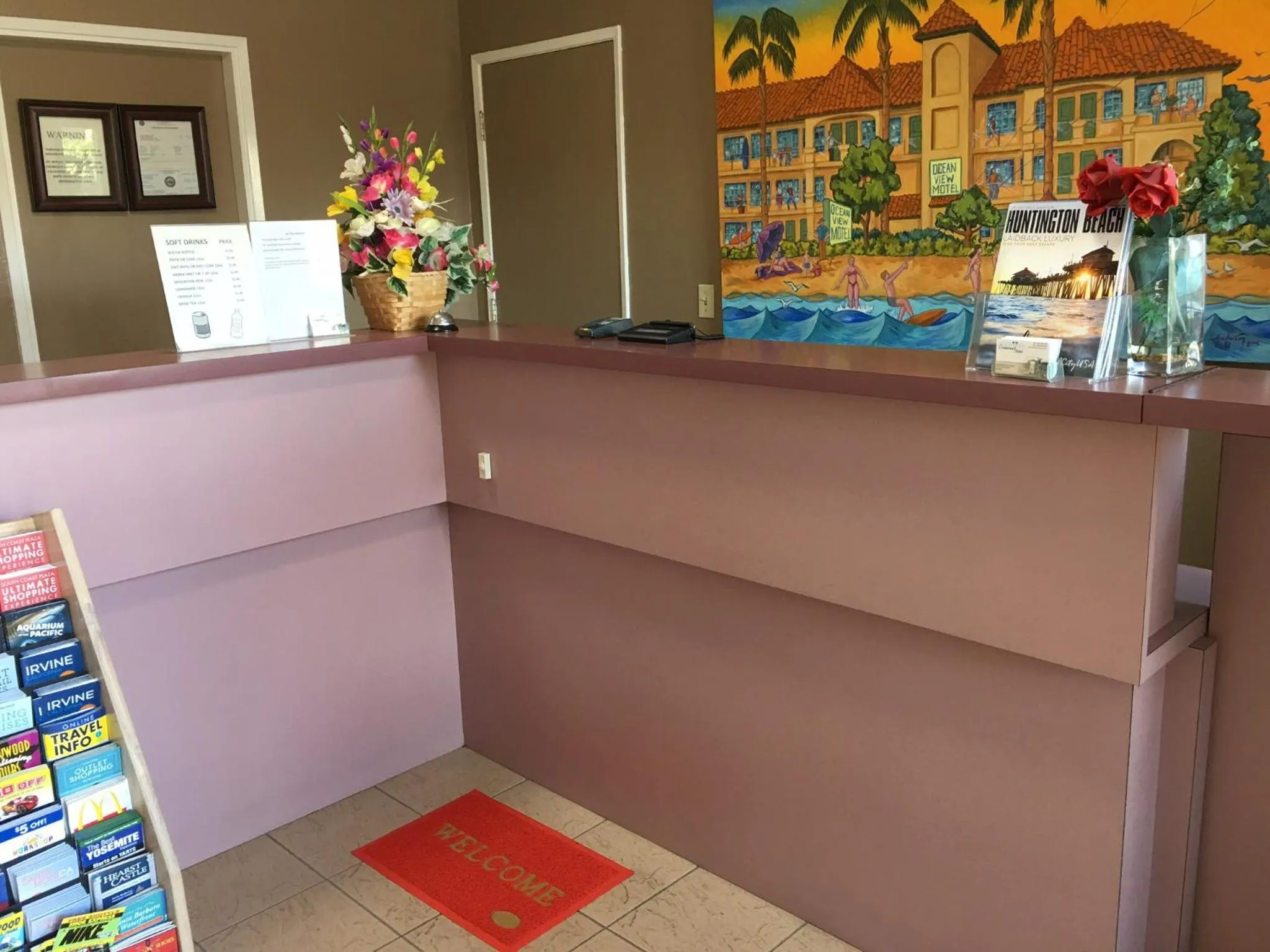 Lobby or reception in OceanView Motel