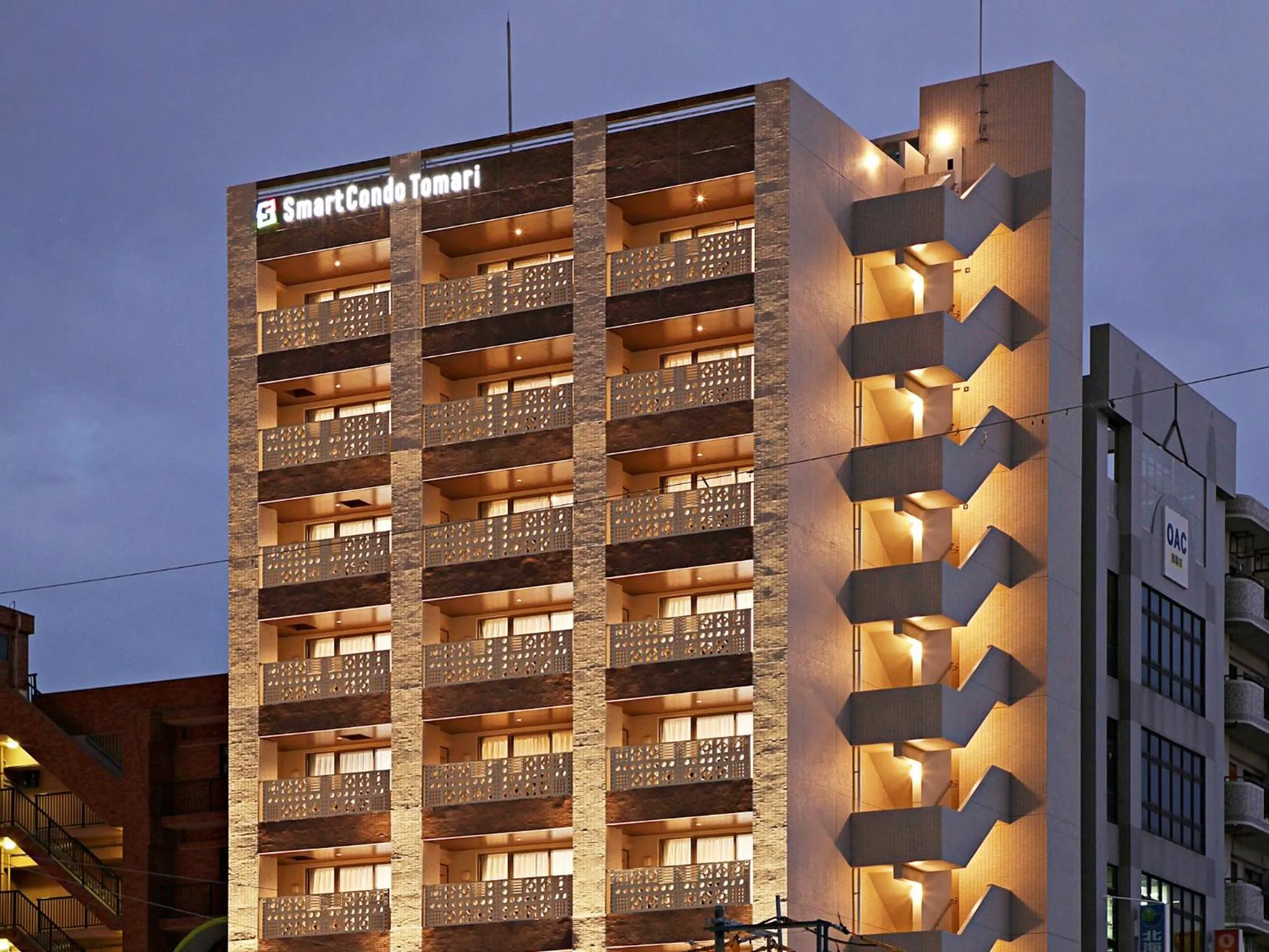 Facade/entrance in Smart Condo Tomari