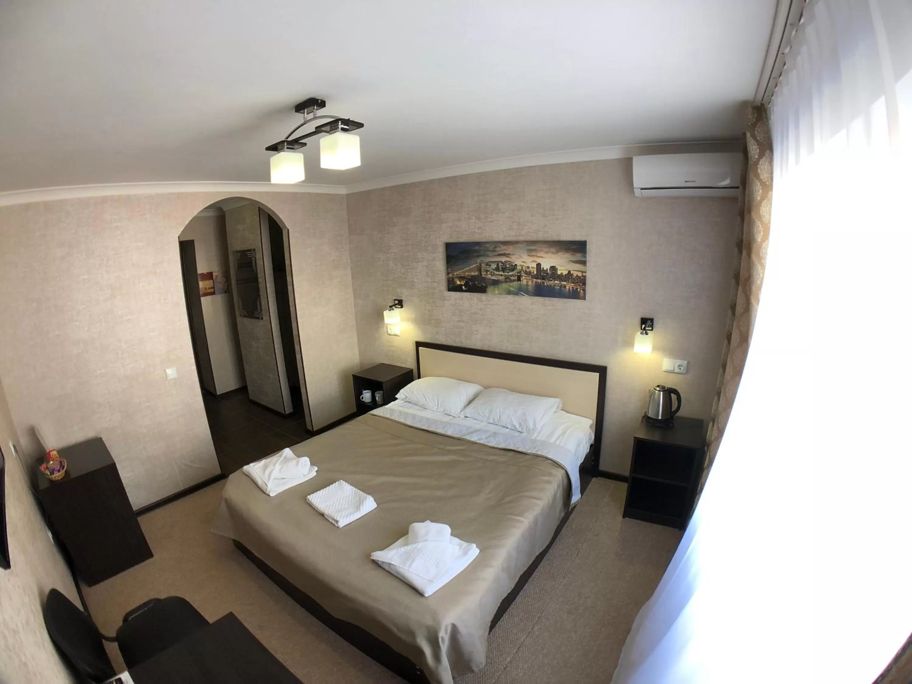 Photo of the whole room, Bed in Hotel Nivki