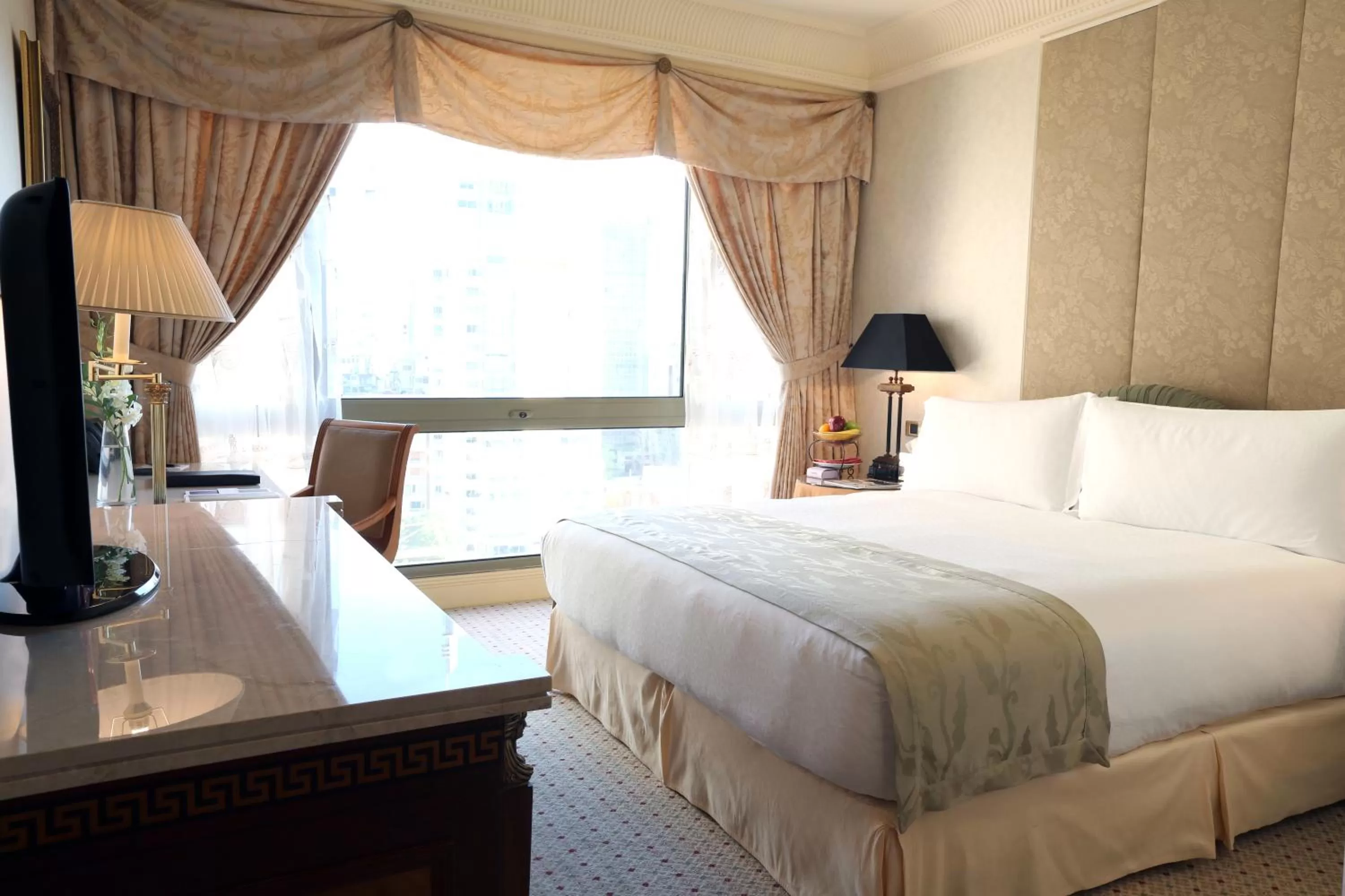 Bed in InterContinental Phoenicia Beirut by IHG