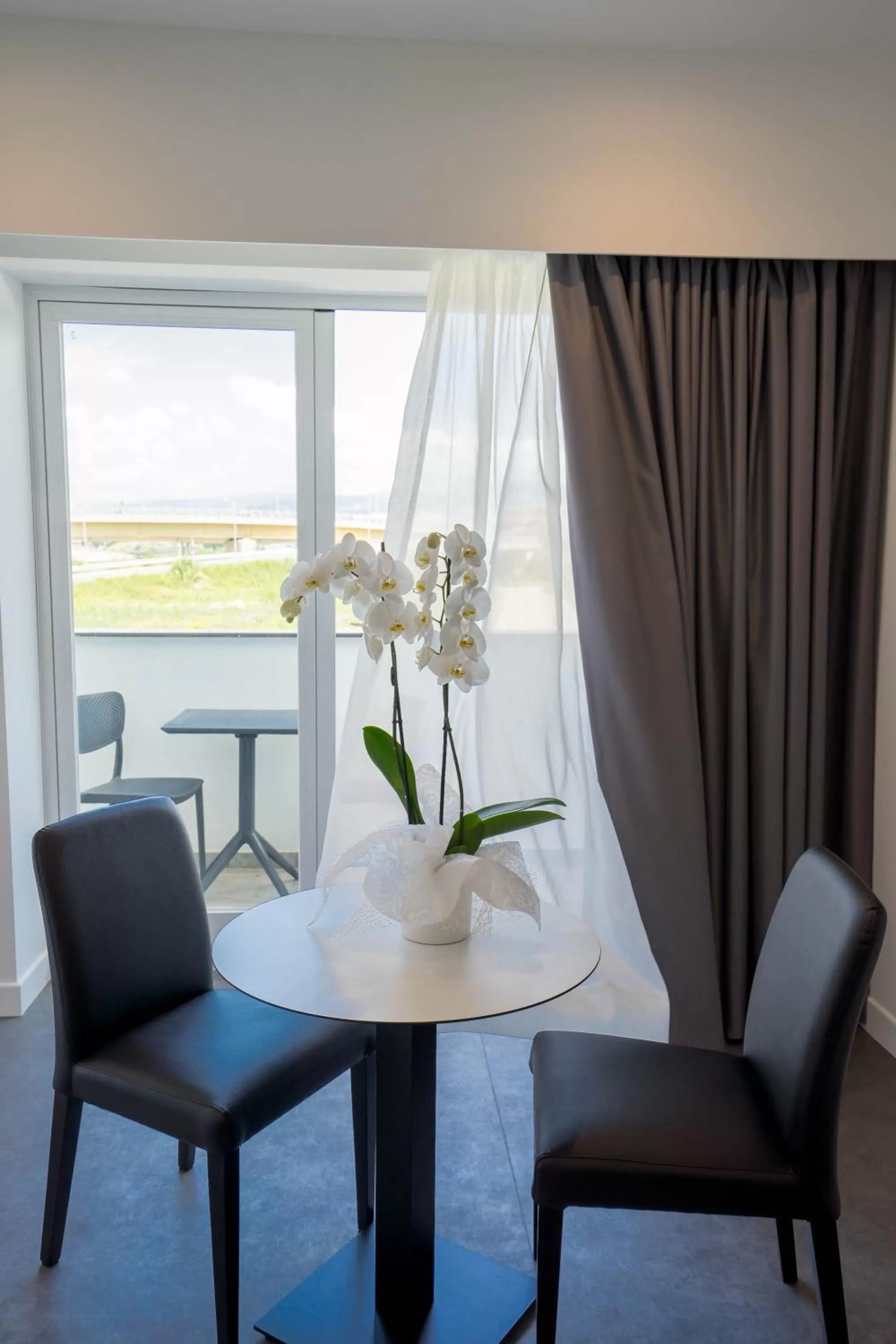 Seating area in PM Hotel