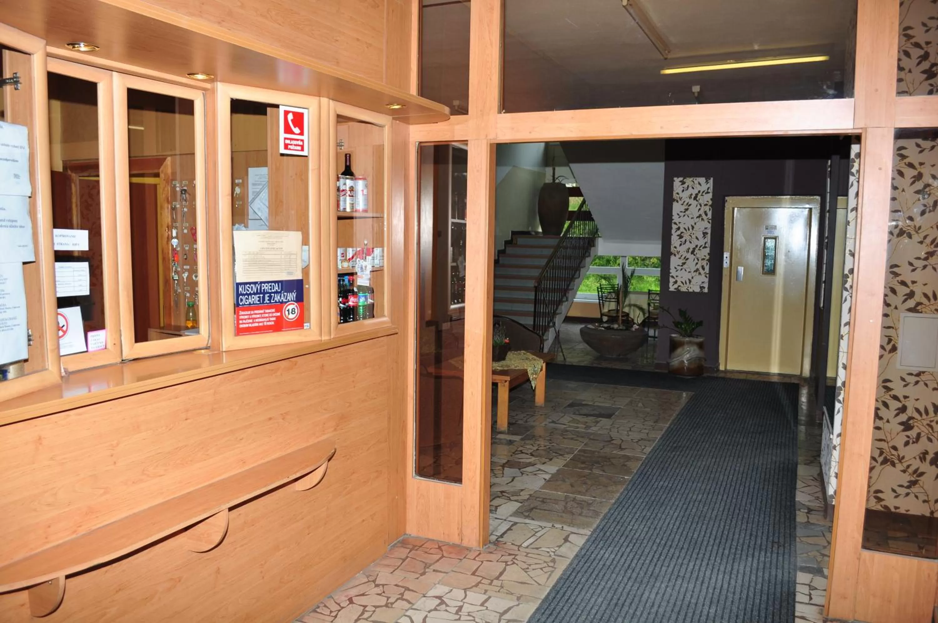 Lobby or reception in Hotel Garni