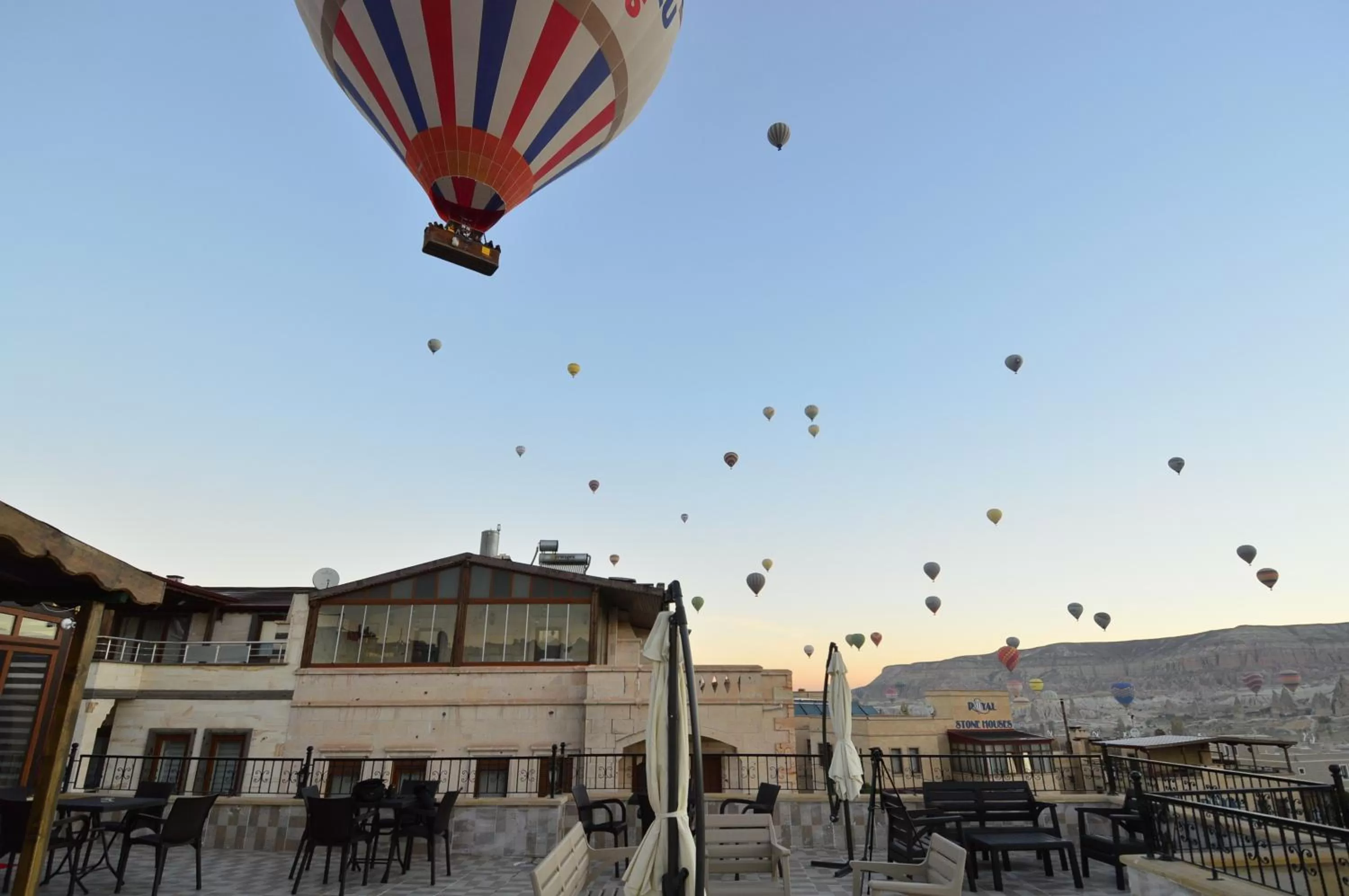 Balcony/Terrace in Cappadocia Elite Stone House