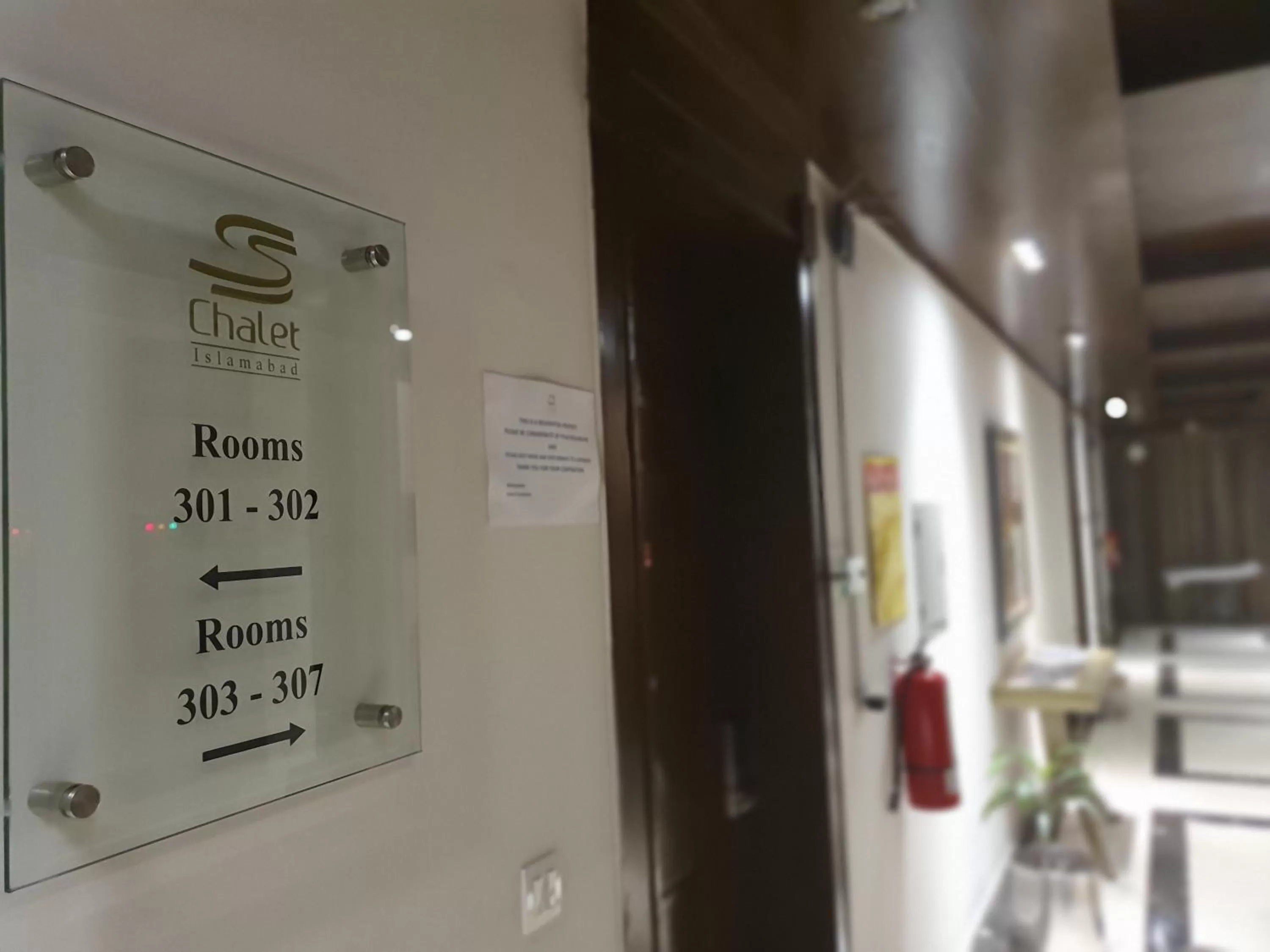 Decorative detail in S Chalet Islamabad