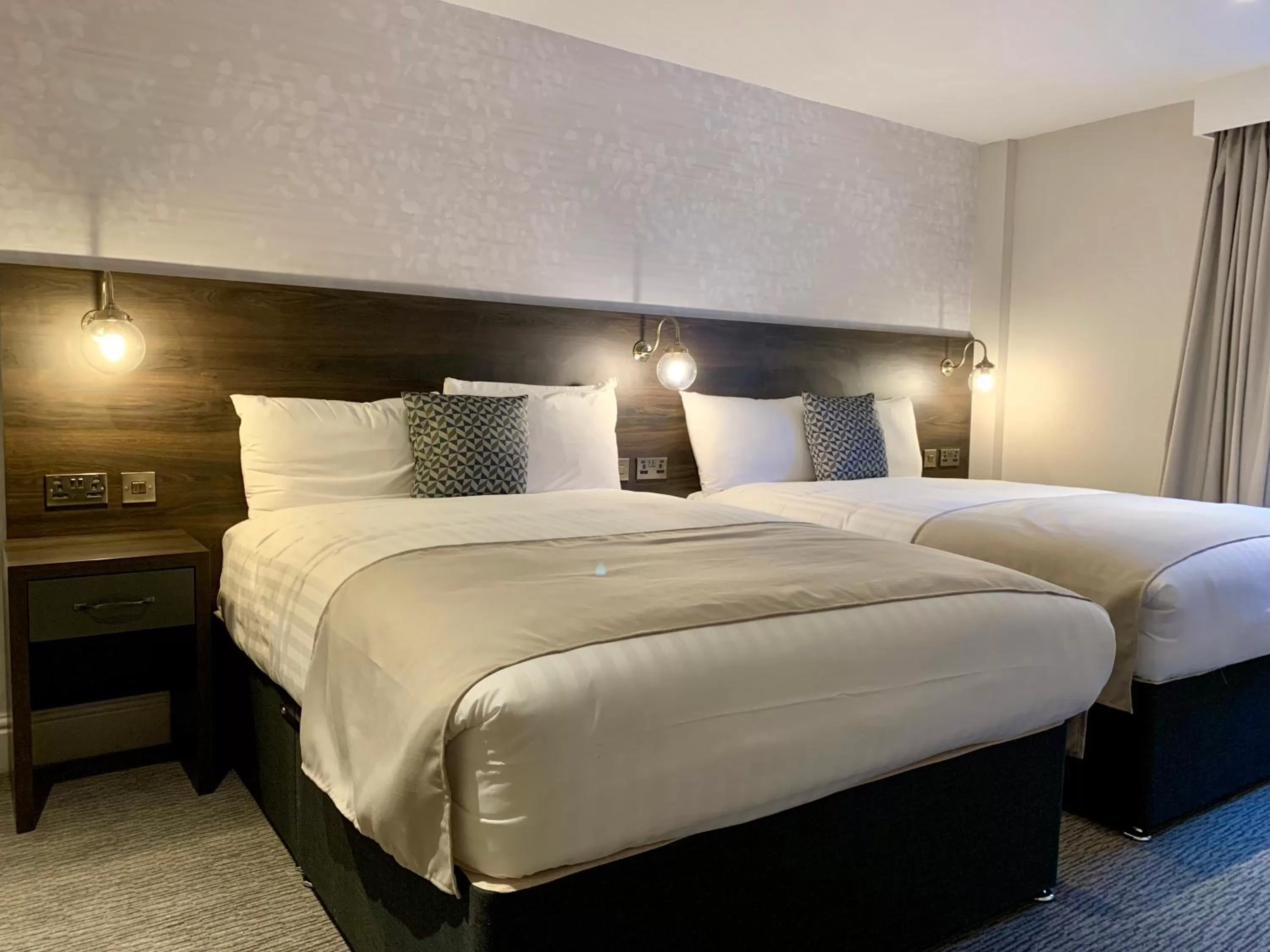 Bed in Trafford Hall Hotel Manchester, Trademark Collection by Wyndham