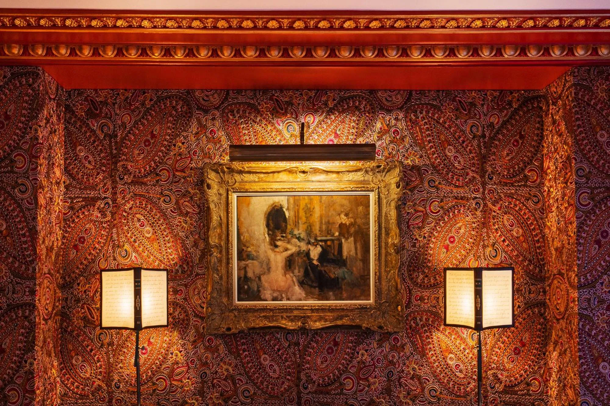 Decorative detail in Maison Proust, Hotel & Spa La Mer