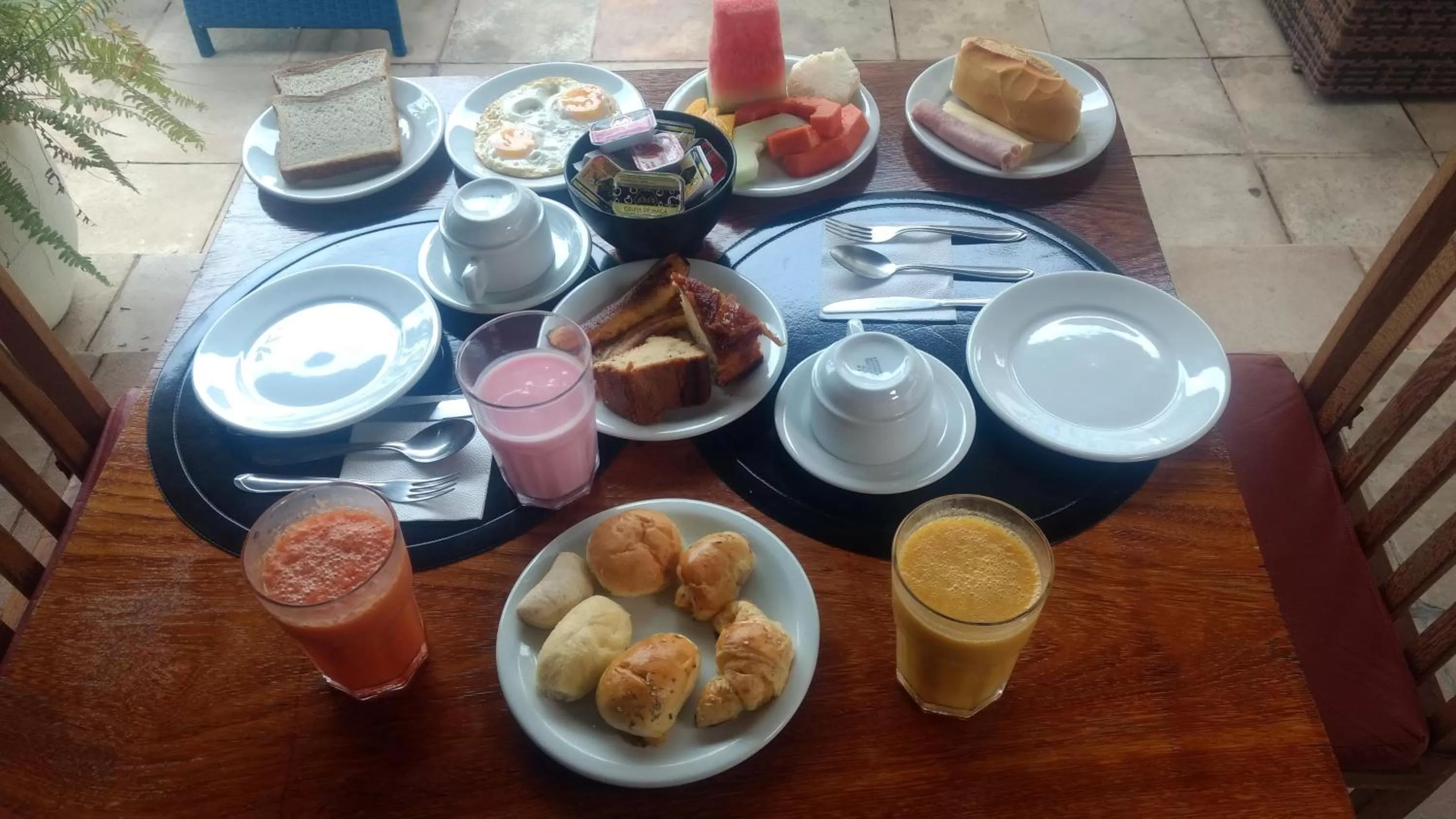 Breakfast in Hotel Pousada Salvador Paradise