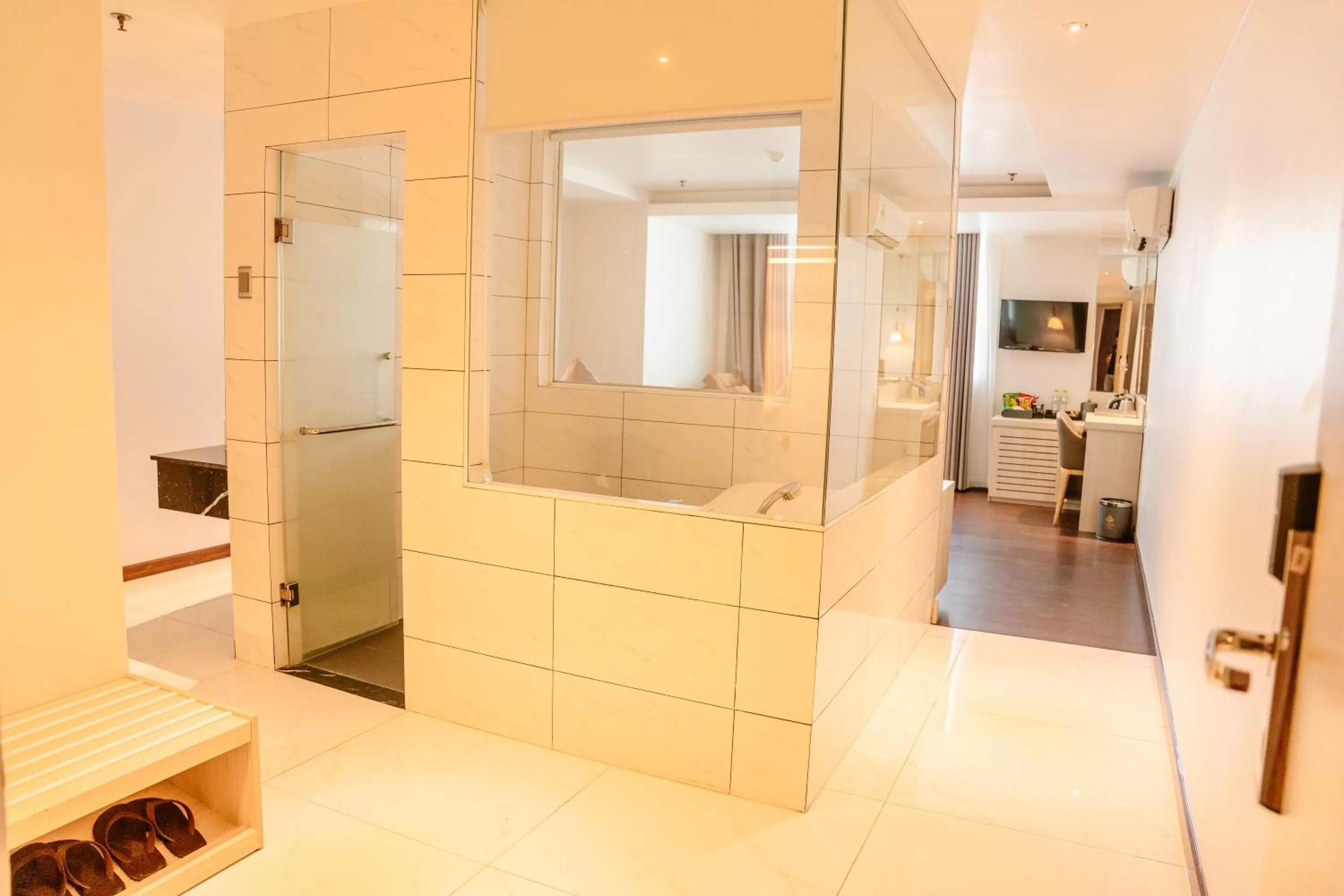 Bed in Holiday One Can Tho Hotel