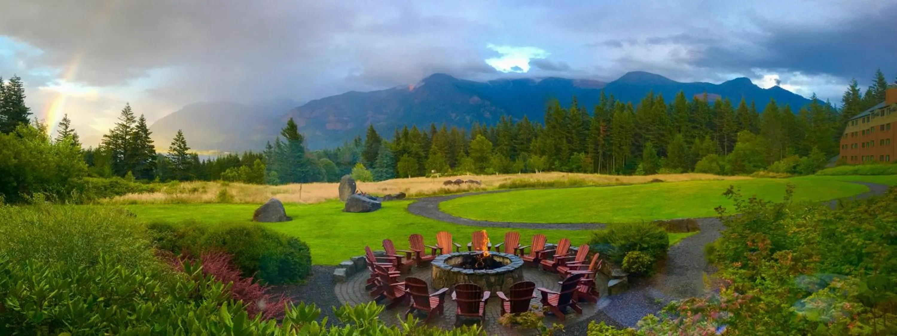 Natural landscape in Skamania Lodge