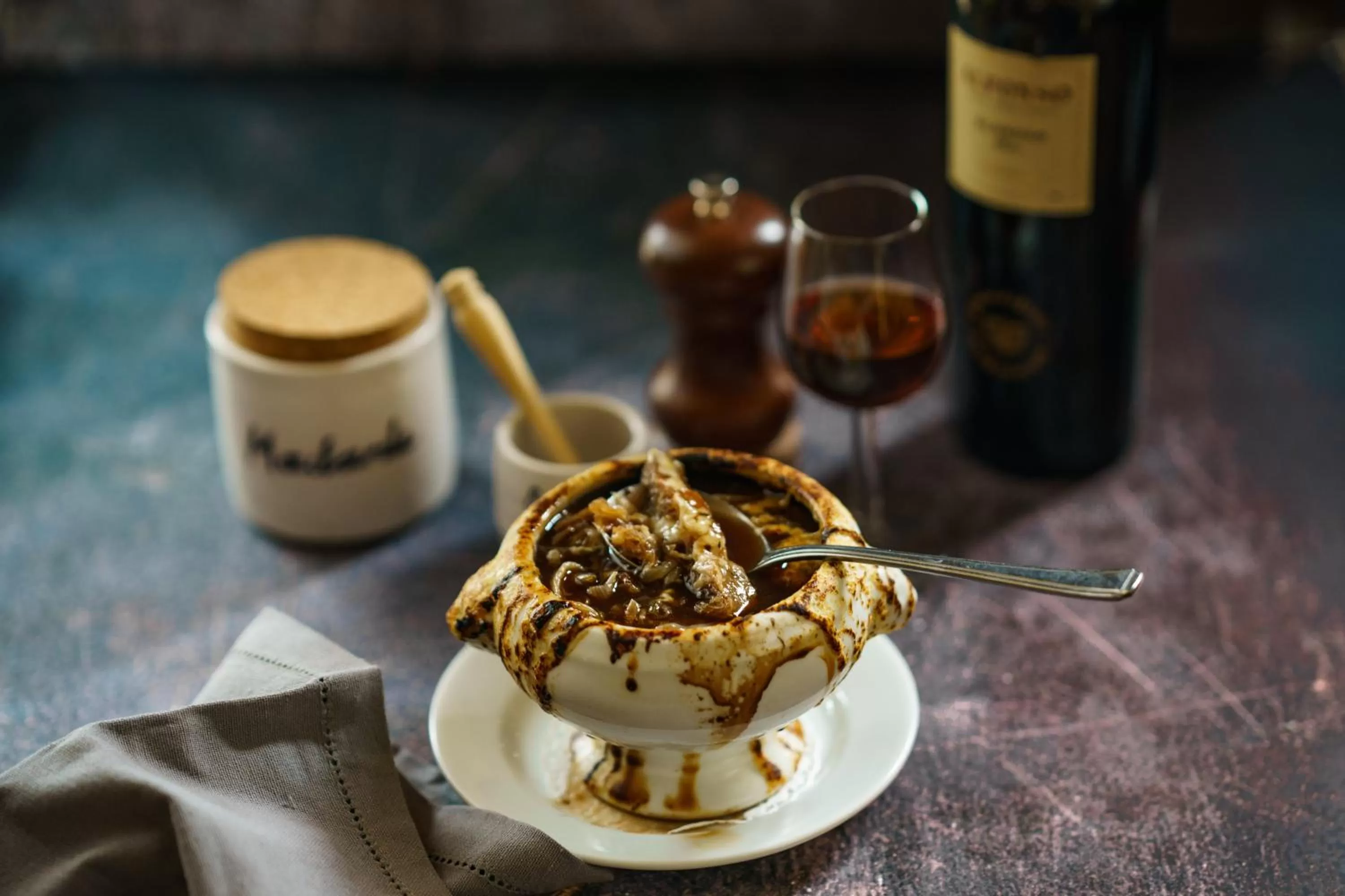 Food close-up in Hotel Du Vin Stratford