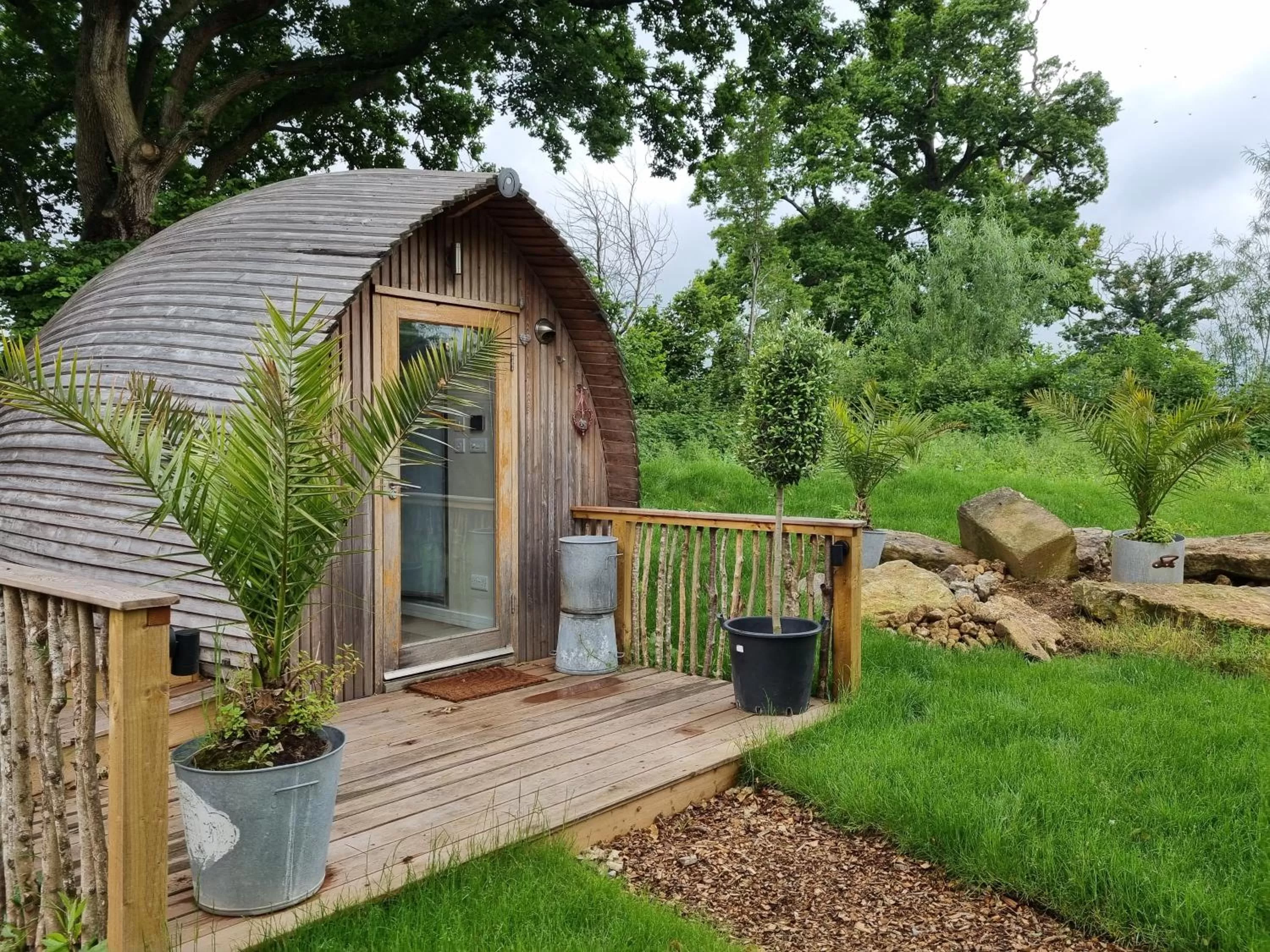 Garden view in Pear Tree Inn Whitley