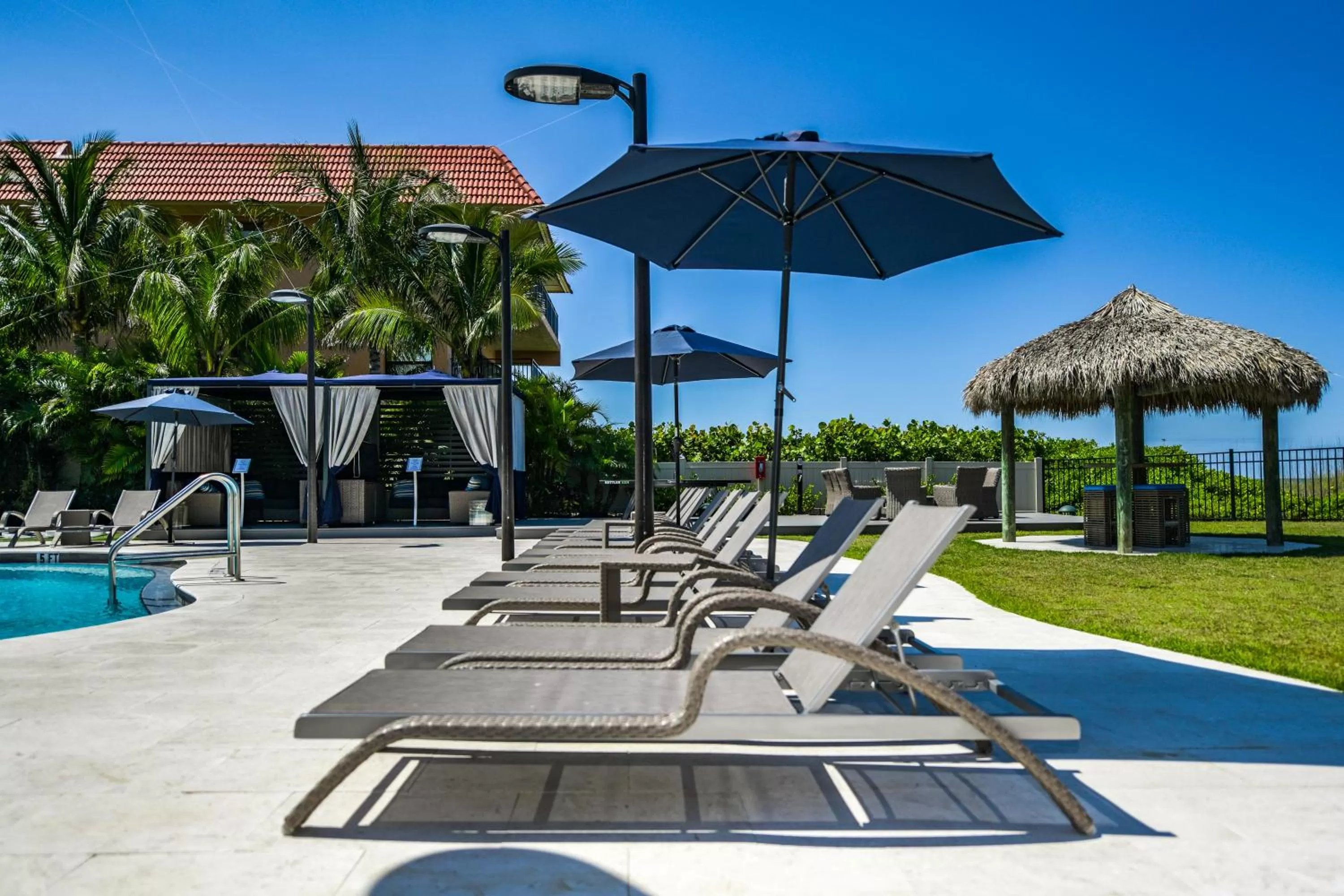 sunbed in Anna Maria Beach Resort