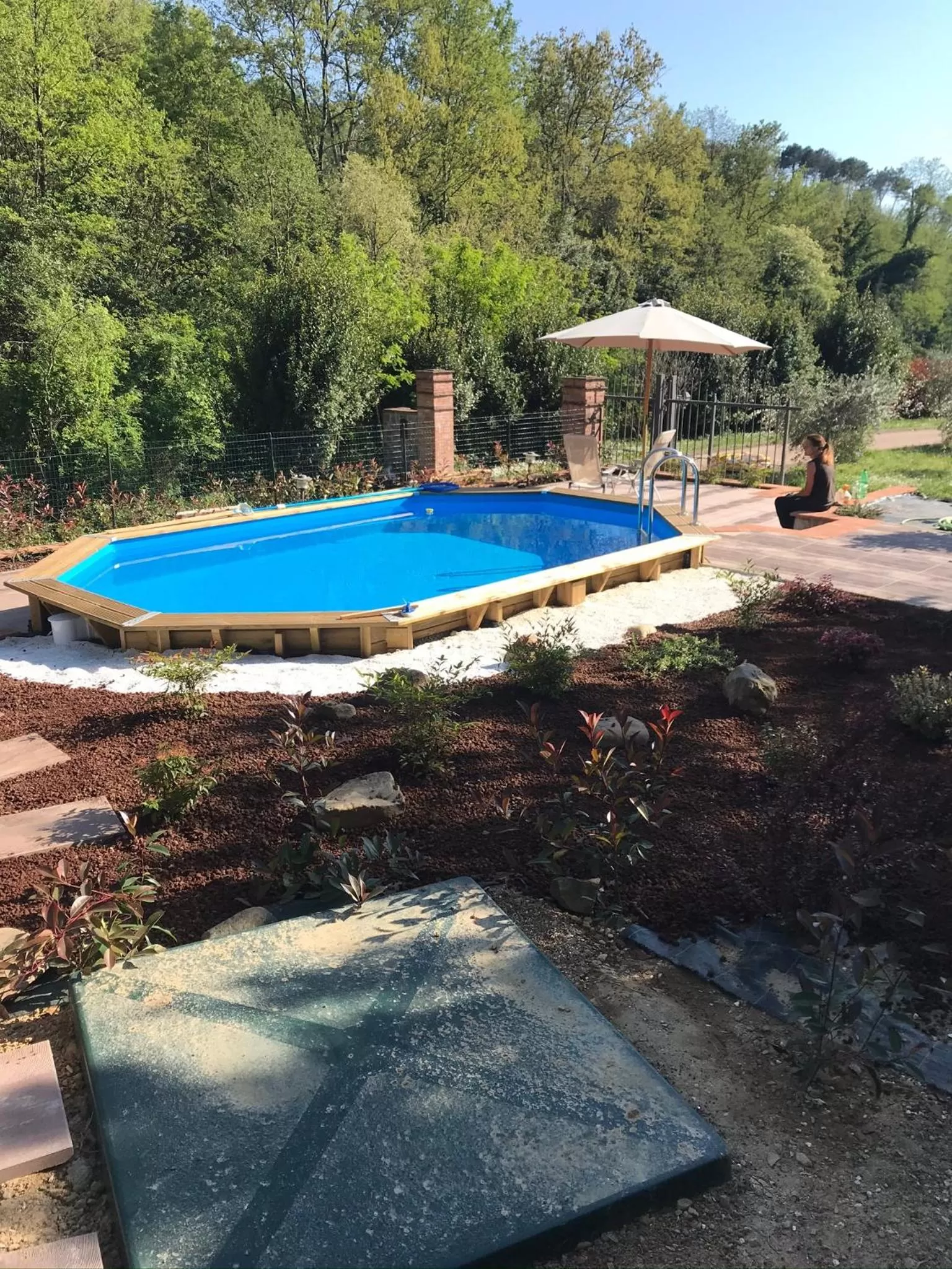 Swimming pool in B&B Casalnovo
