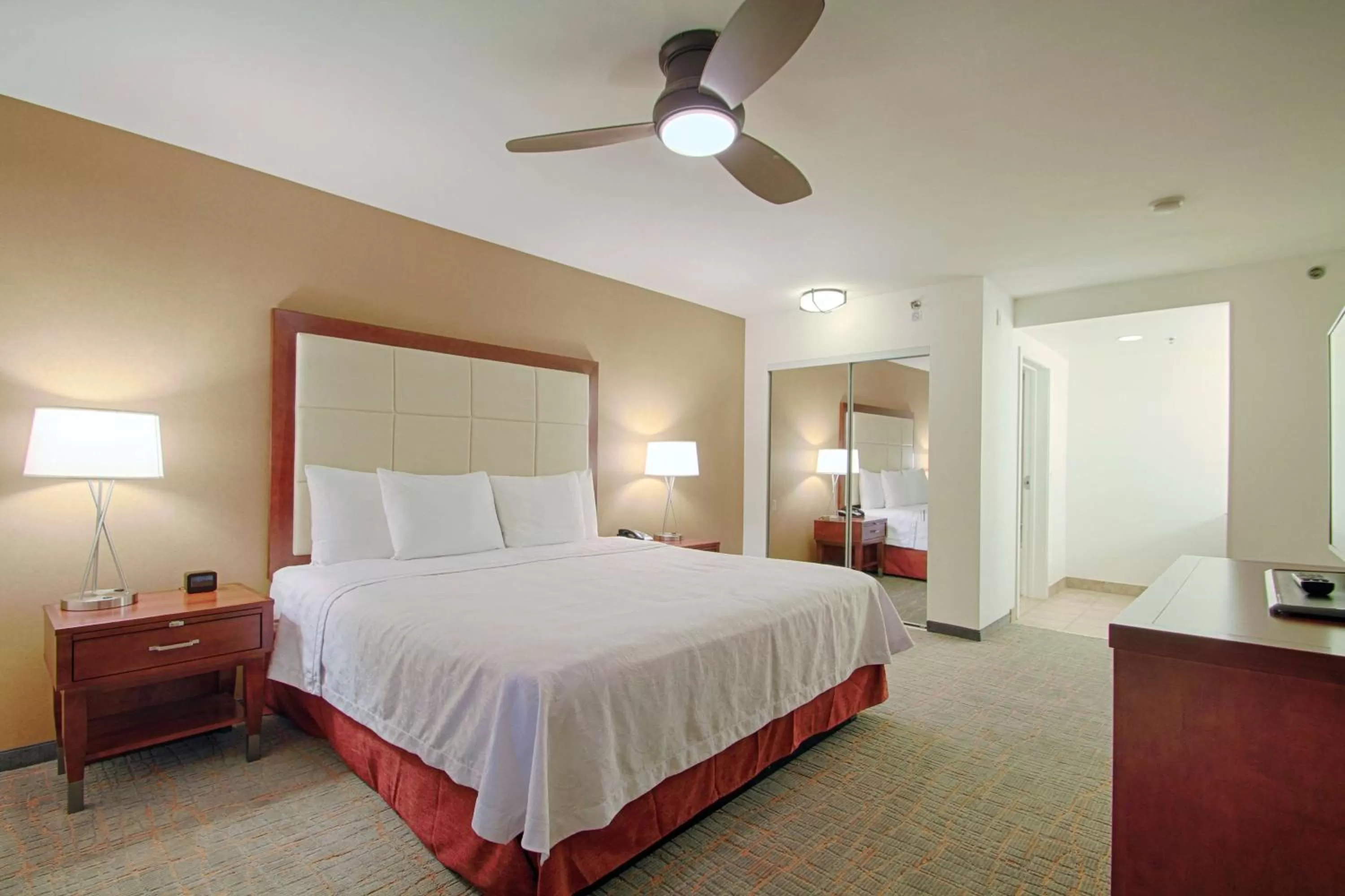 Bed in Homewood Suites by Hilton Las Vegas Airport